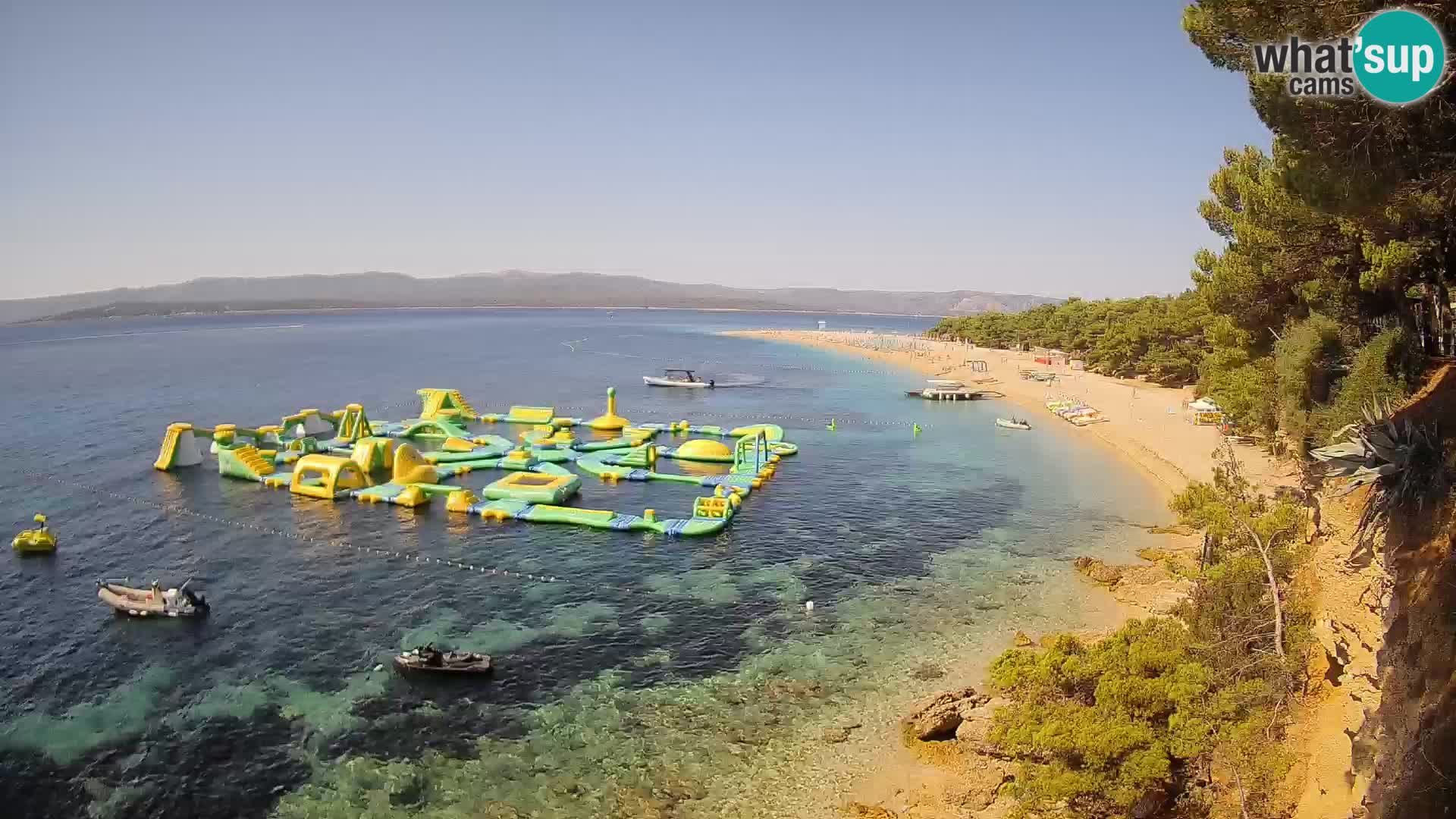 Webcam Bol Zlatni Rat – Vista en vivo desde la isla de Brač