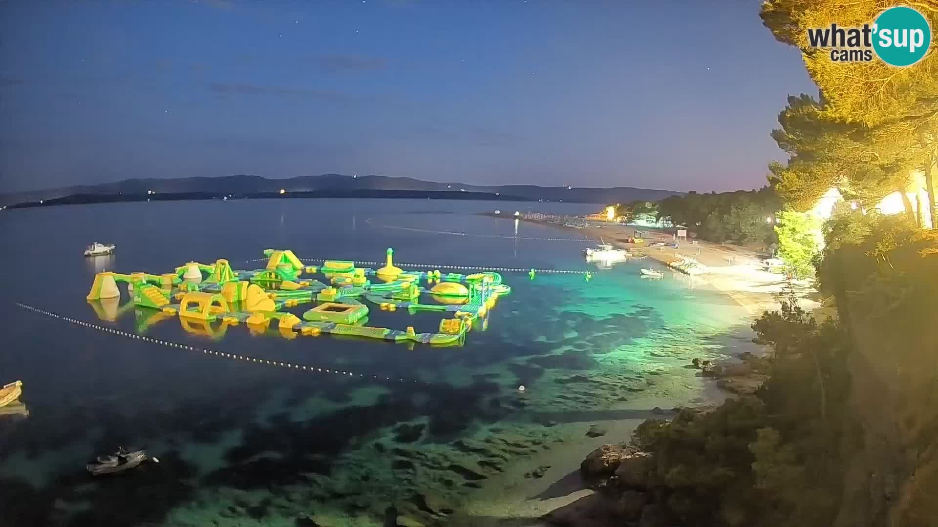 Webcam Bol Zlatni Rat – Vista en vivo desde la isla de Brač