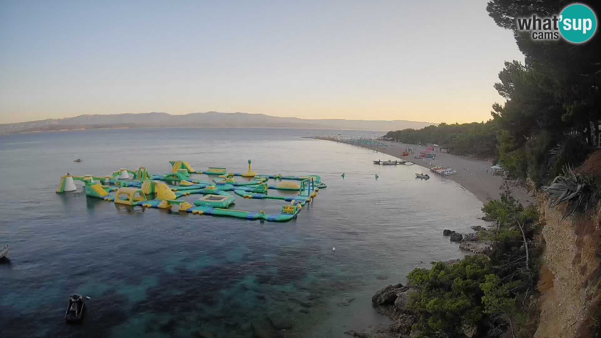 Webcam Zlatni Rat Bol – Liveblick vom berühmten Strand auf Brač