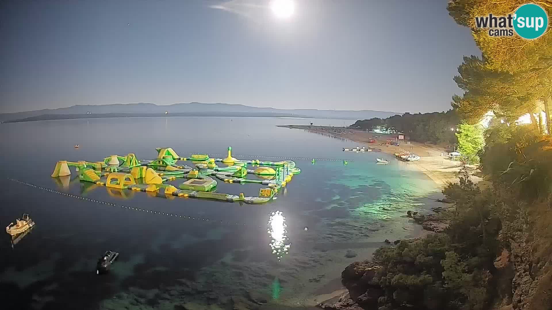 Webcam Bol Zlatni Rat – Vista en vivo desde la isla de Brač