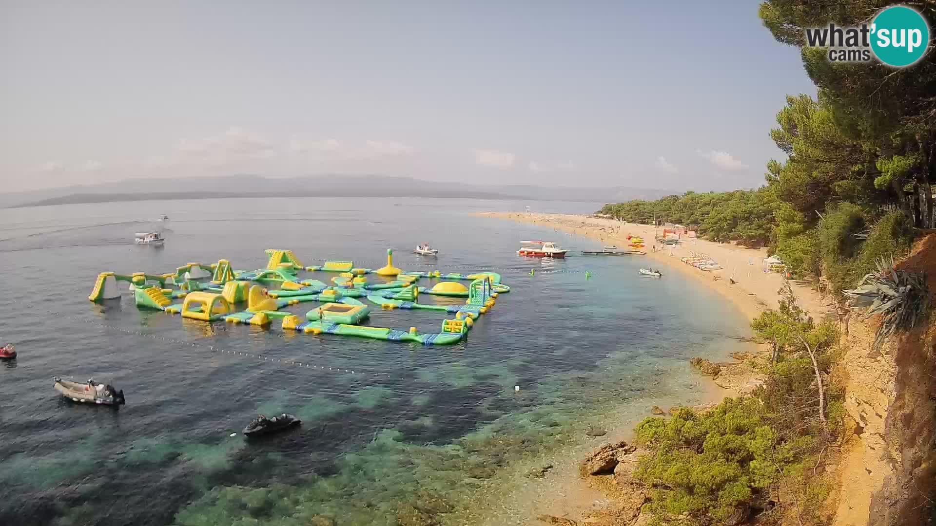 Webcam Bol Zlatni Rat – Vista en vivo desde la isla de Brač