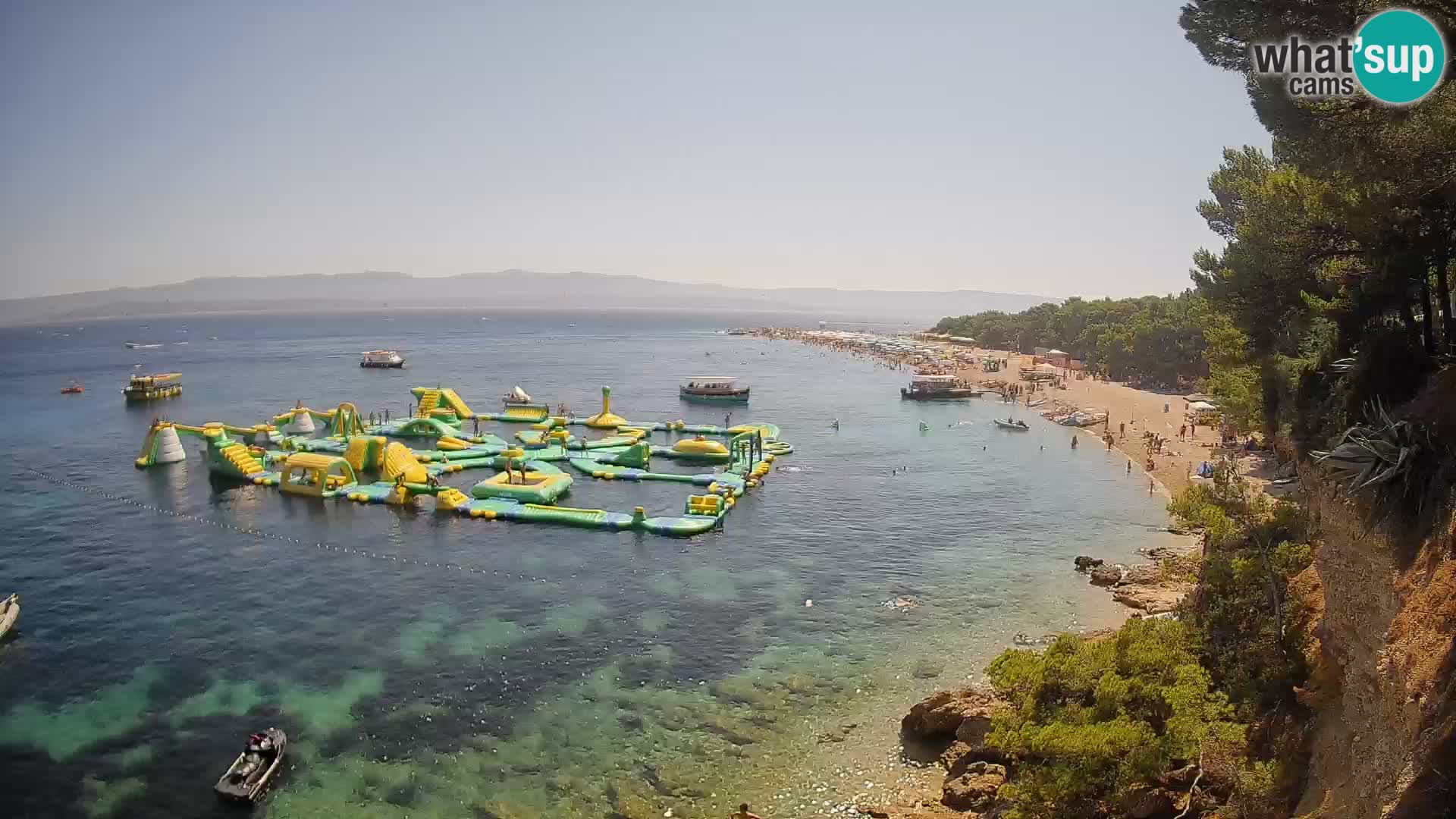 Spletna kamera Bol Zlatni Rat – Pogled v živo z otoka Brač