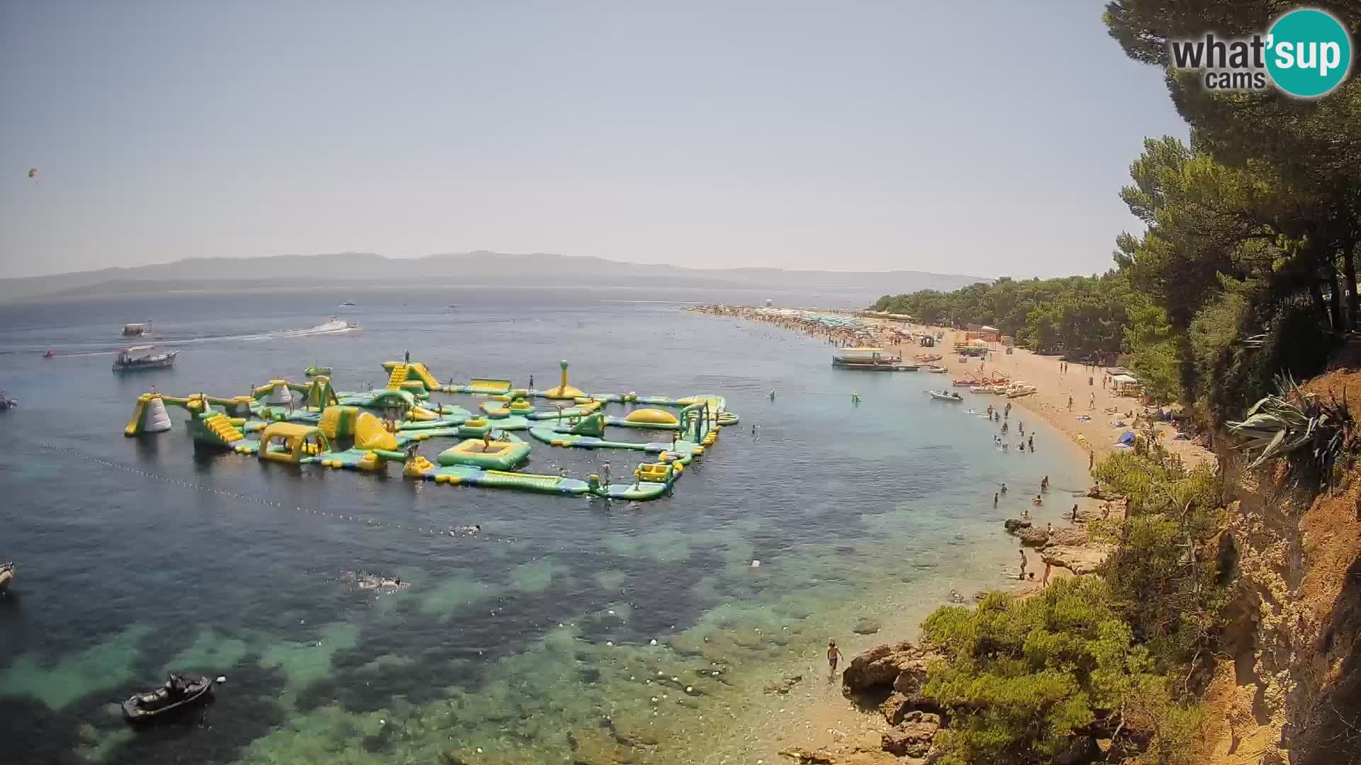 Webcam Zlatni Rat Bol – Liveblick vom berühmten Strand auf Brač