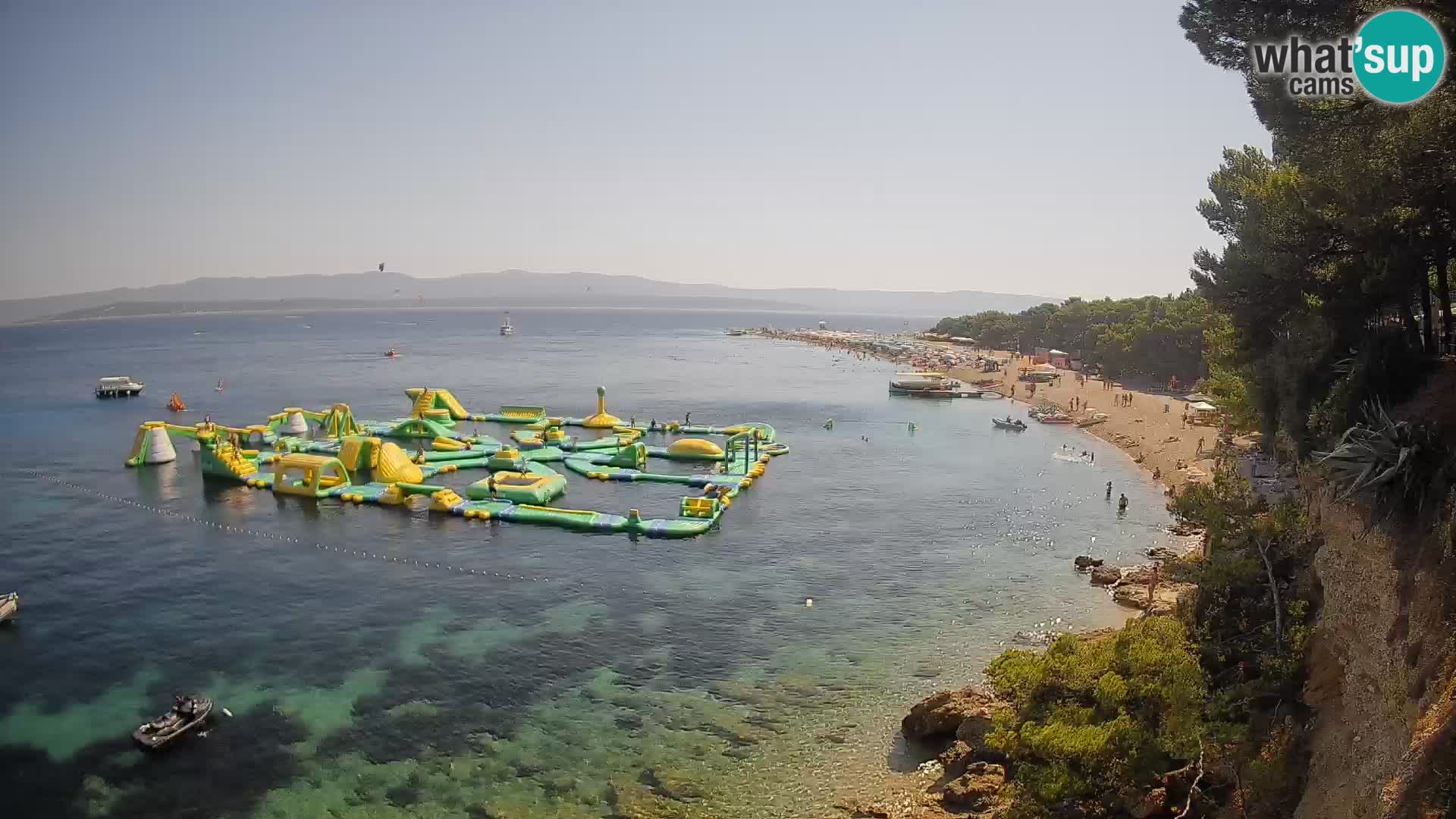Spletna kamera Bol Zlatni Rat – Pogled v živo z otoka Brač