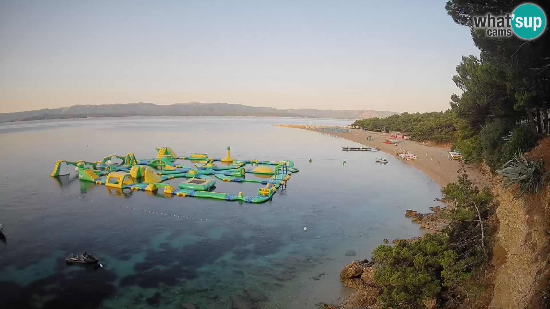 Webcam Zlatni Rat Bol – Liveblick vom berühmten Strand auf Brač