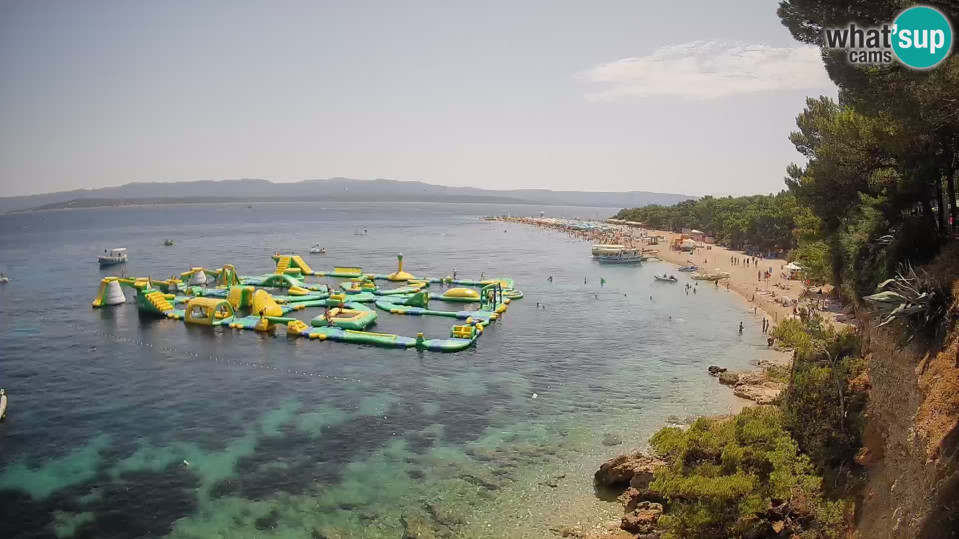 Webcam Zlatni Rat Bol – Liveblick vom berühmten Strand auf Brač