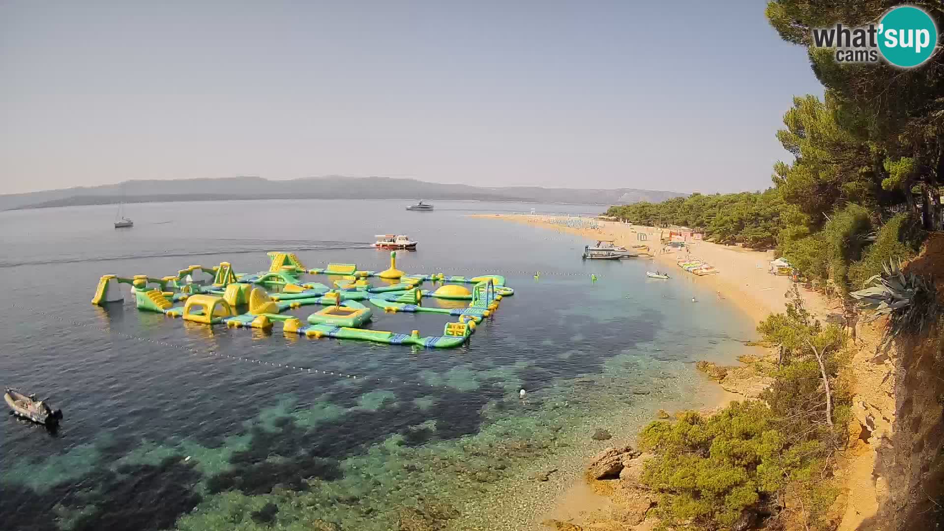 Webcam Bol Zlatni Rat – Vista en vivo desde la isla de Brač