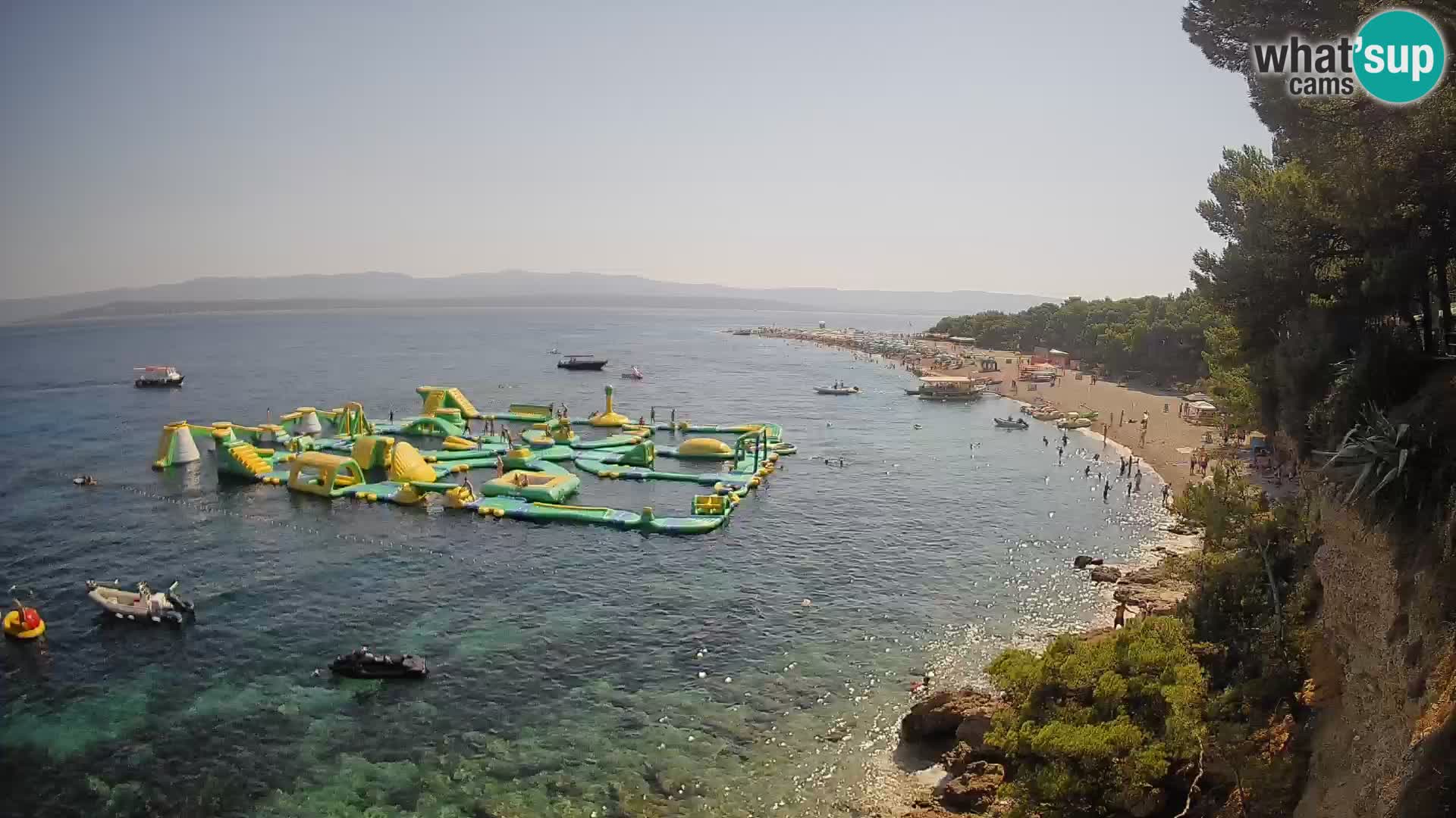 Webcam Zlatni Rat Bol – Liveblick vom berühmten Strand auf Brač