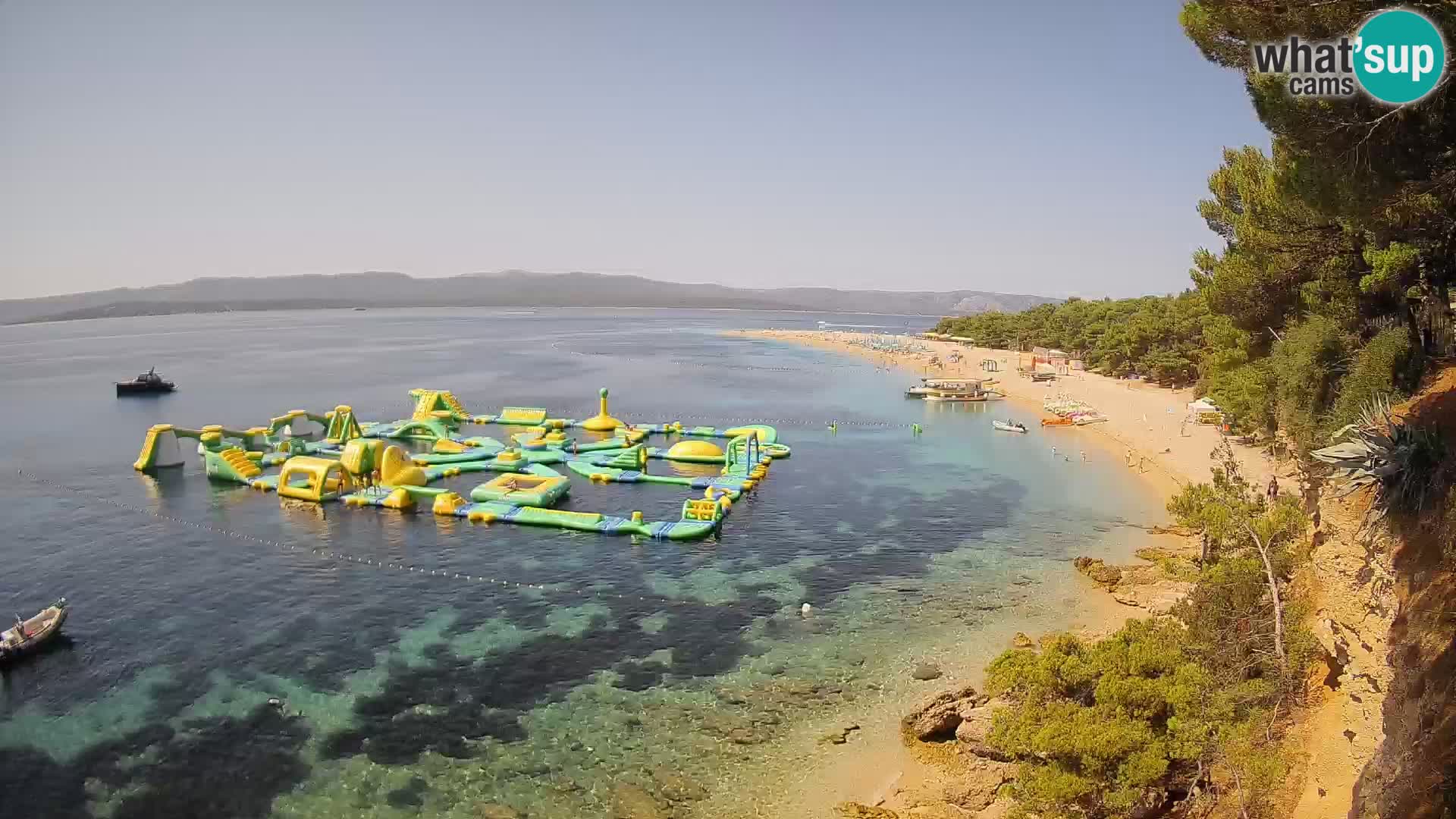 Web kamera Bol Zlatni Rat – Pogled uživo s otoka Brača