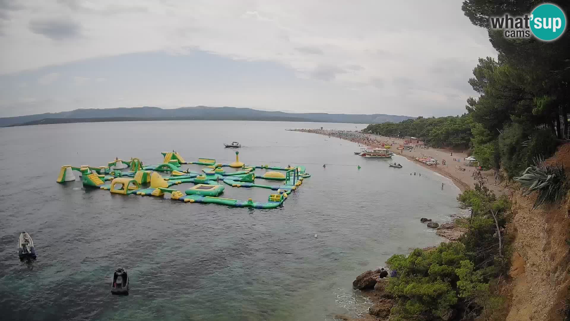 Webcam Bol Zlatni Rat – Vista en vivo desde la isla de Brač