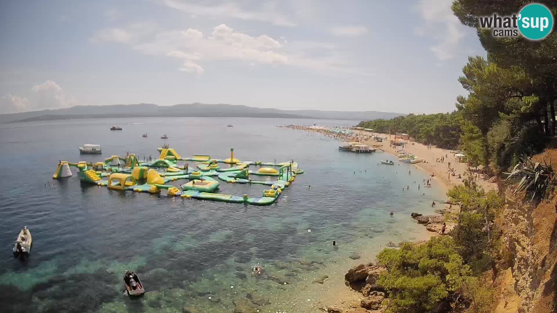 Webcam Zlatni Rat Bol – Liveblick vom berühmten Strand auf Brač