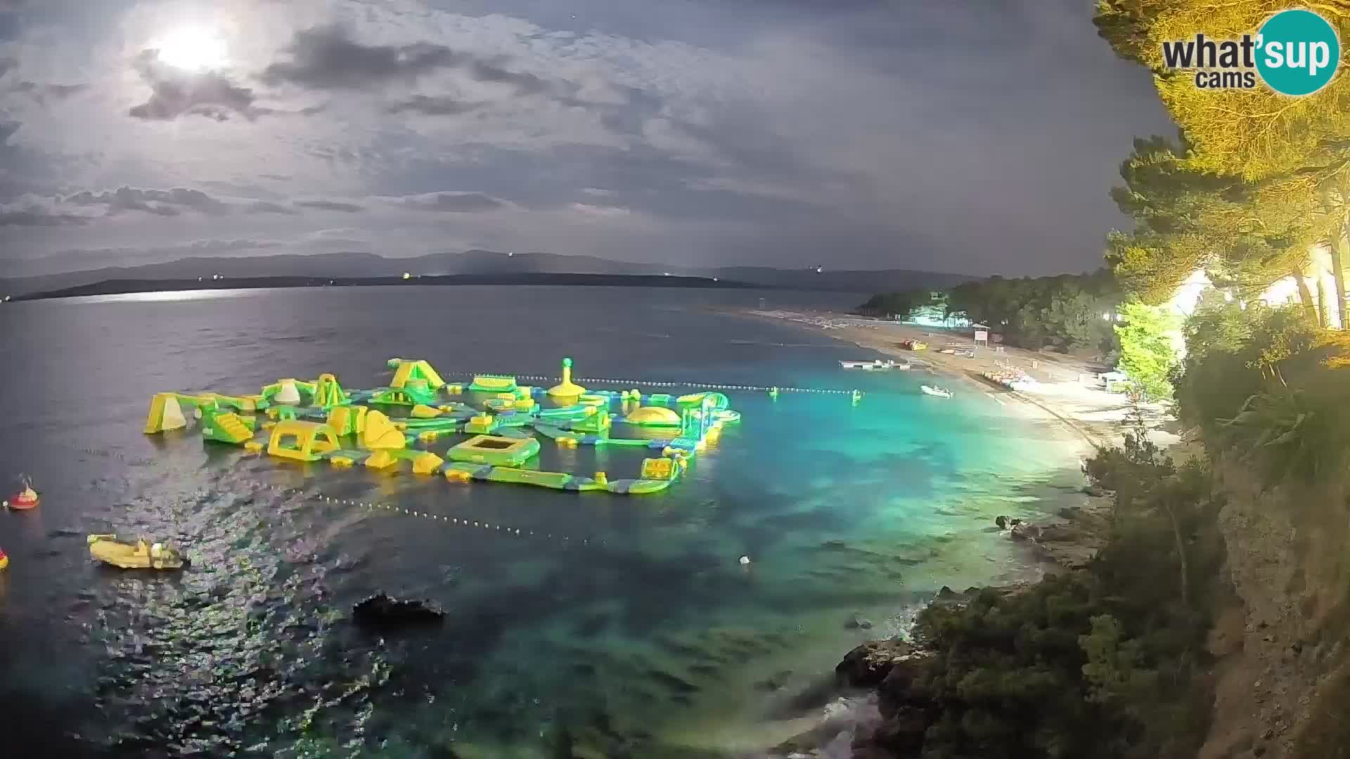 Webcam Bol Zlatni Rat – Vista en vivo desde la isla de Brač