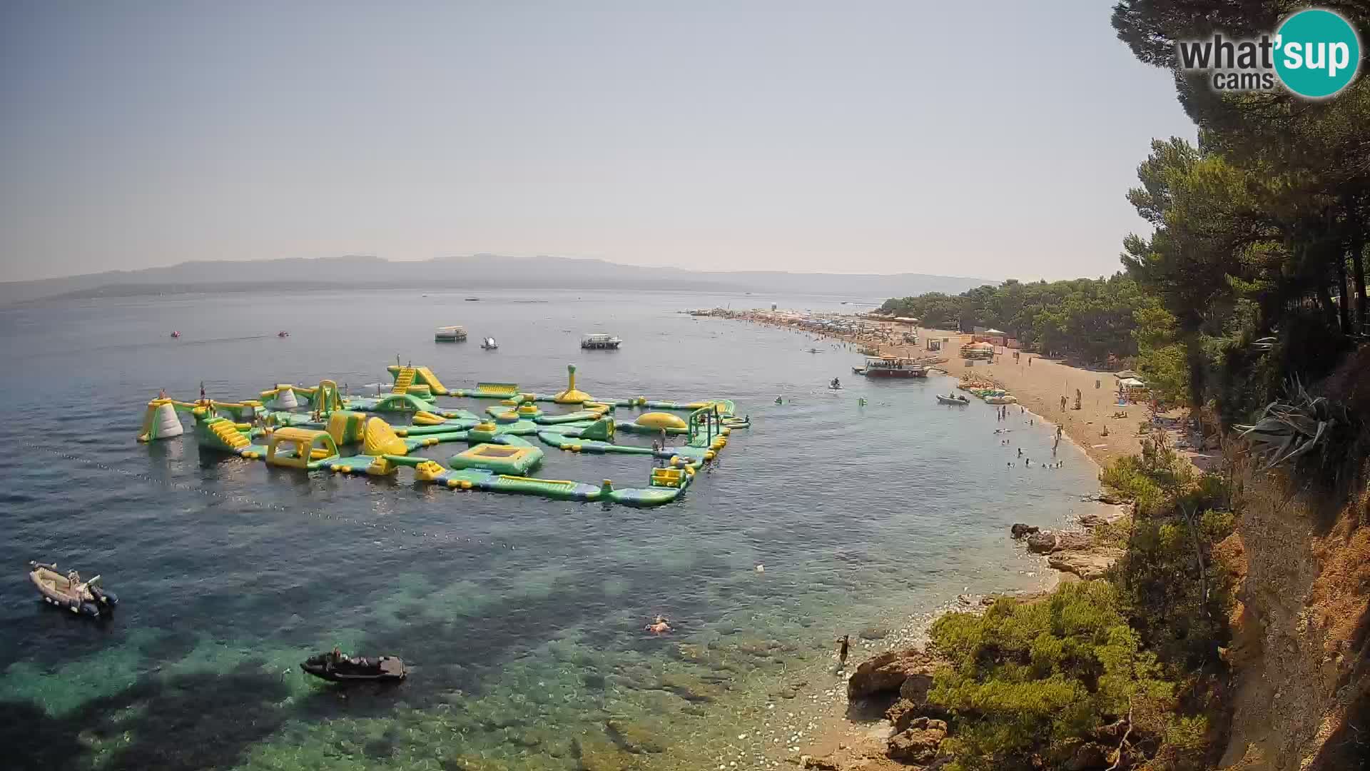 Webcam Zlatni Rat Bol – Liveblick vom berühmten Strand auf Brač