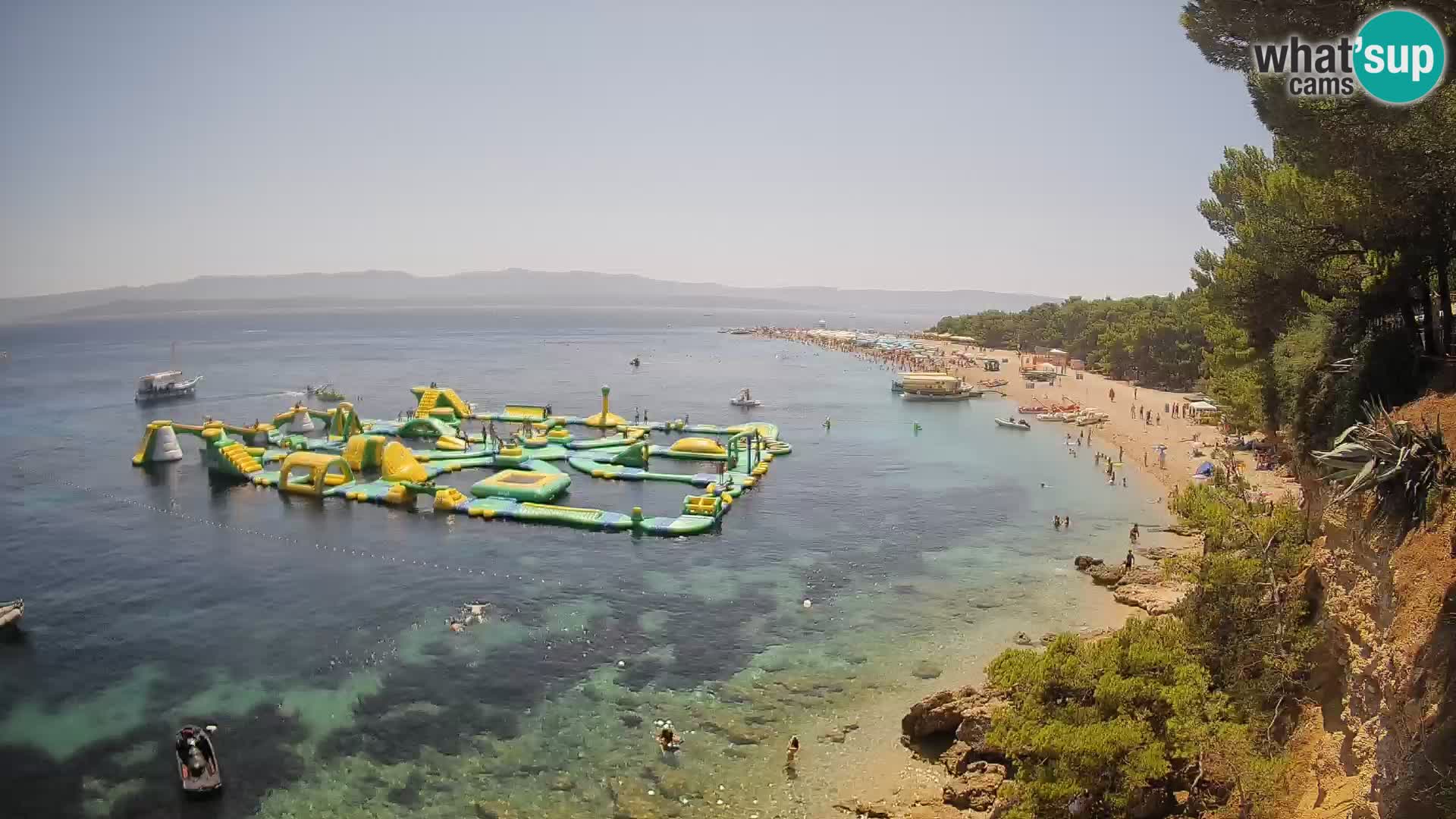 Webcam Bol Zlatni Rat – Vista en vivo desde la isla de Brač