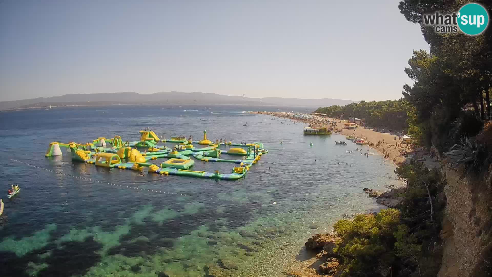 Web kamera Bol Zlatni Rat – Pogled uživo s otoka Brača