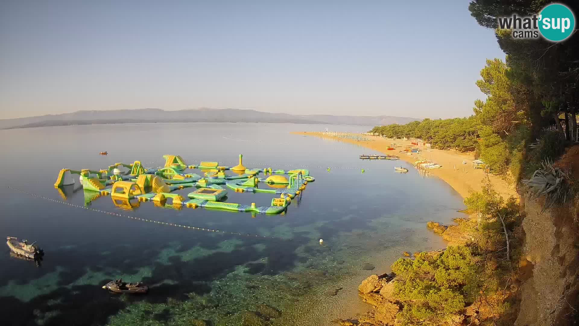 Webcam Bol Zlatni Rat – Vista en vivo desde la isla de Brač