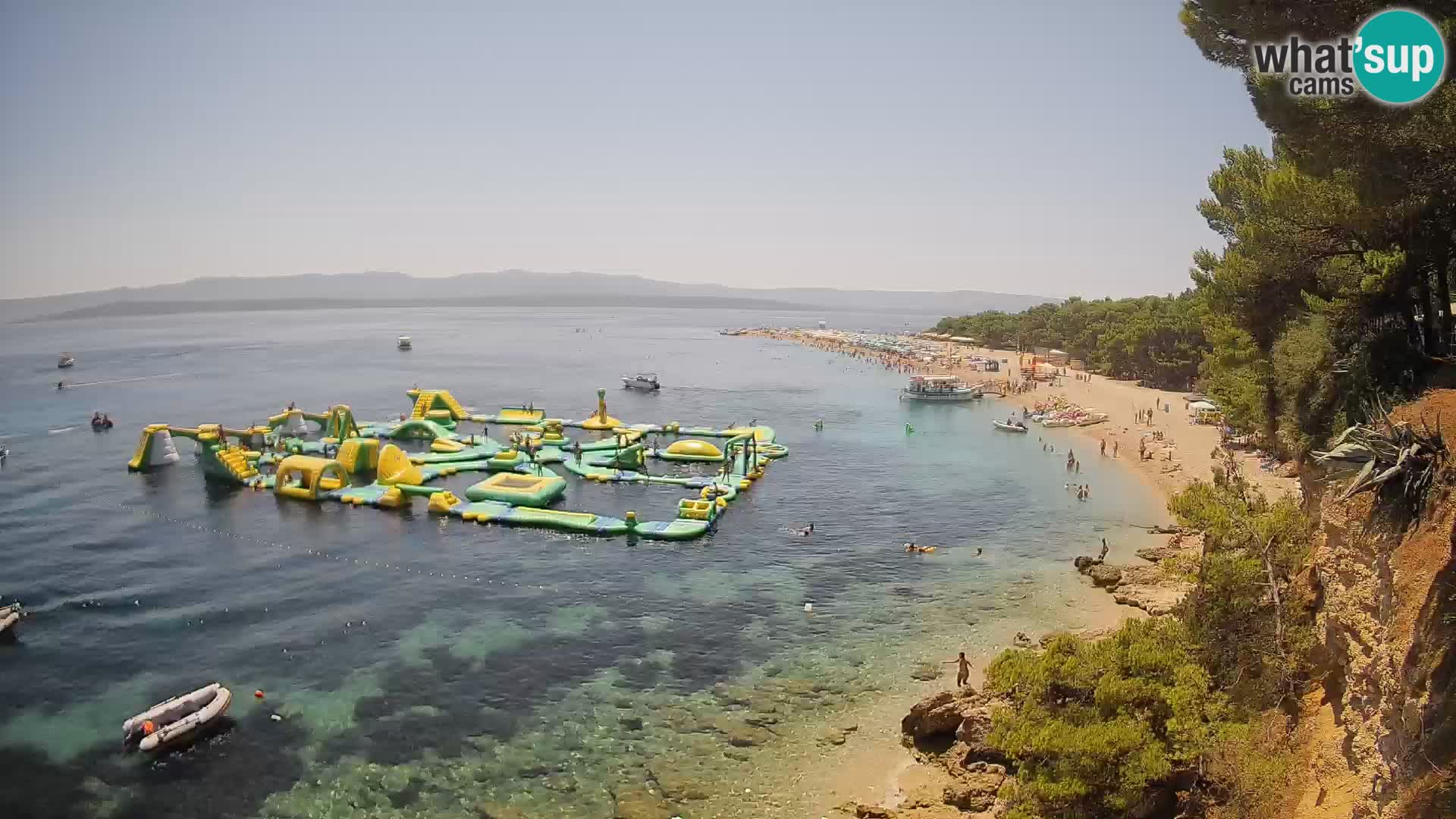 Webcam Bol Zlatni Rat – Vista en vivo desde la isla de Brač