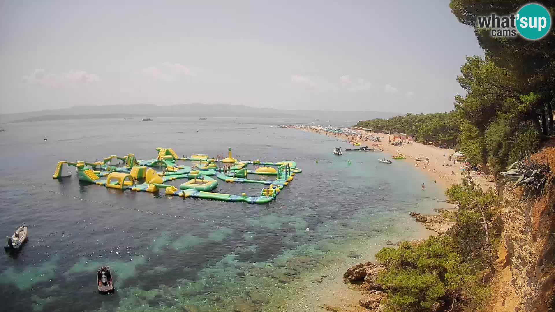Webcam Bol Zlatni Rat – Vista en vivo desde la isla de Brač