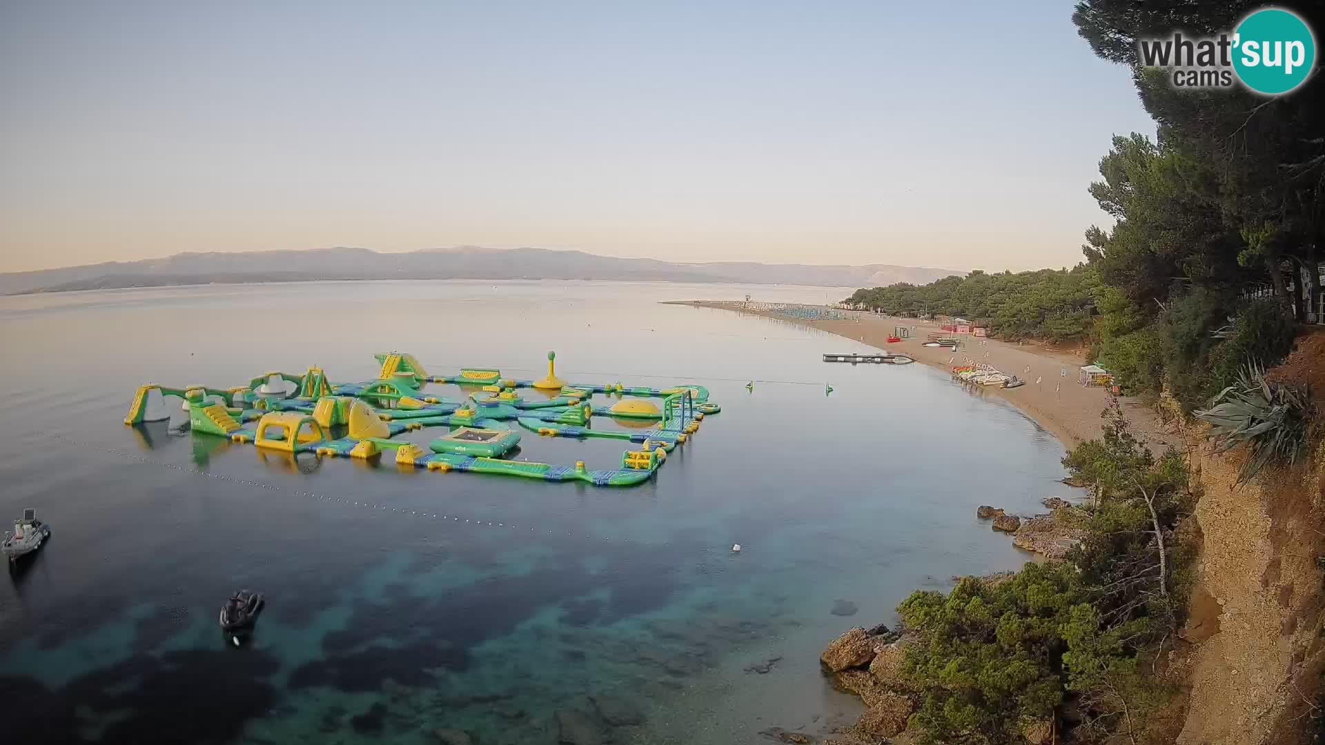 Webcam Zlatni Rat Bol – Liveblick vom berühmten Strand auf Brač