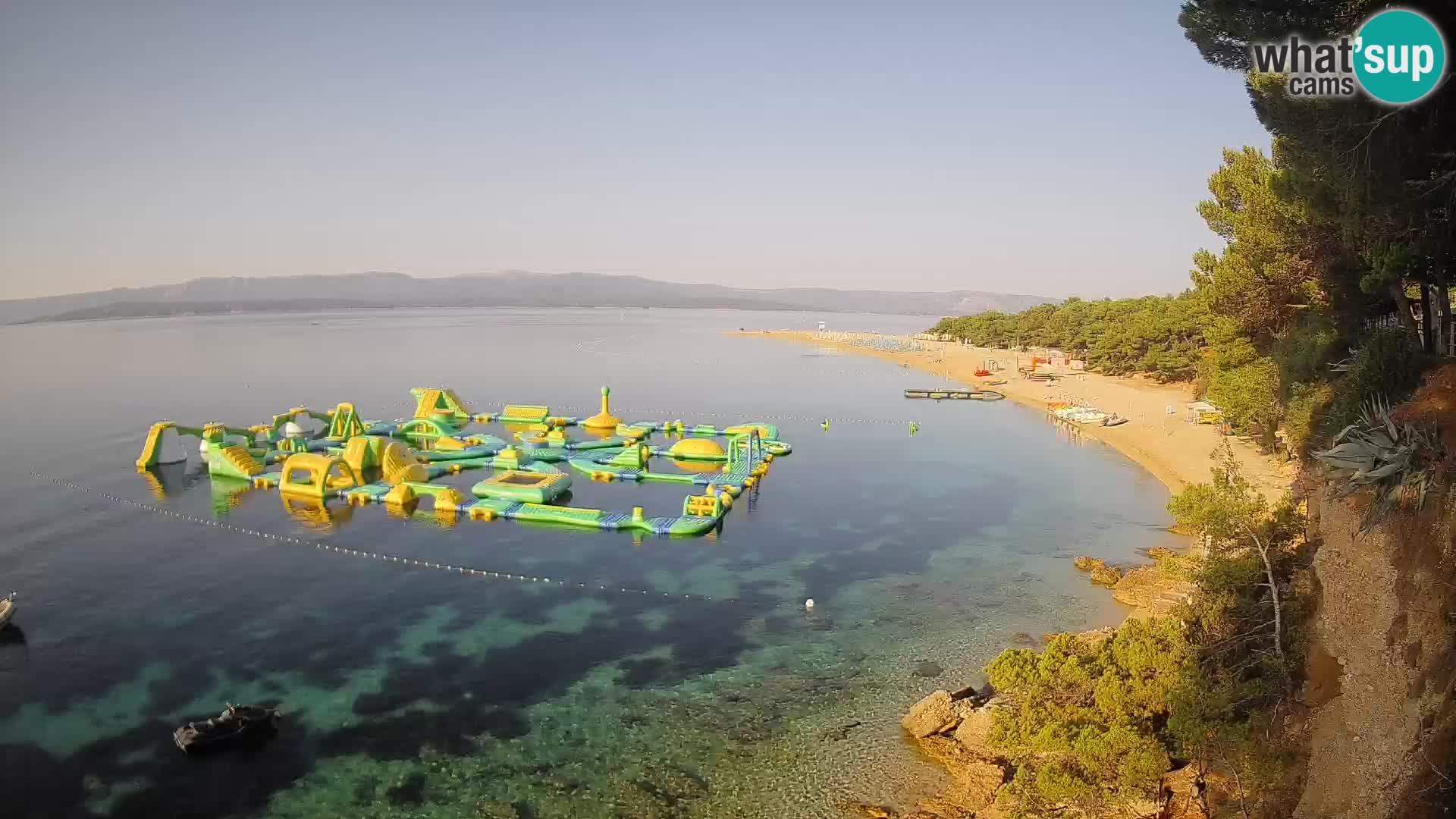 Webcam Zlatni Rat Bol – Liveblick vom berühmten Strand auf Brač
