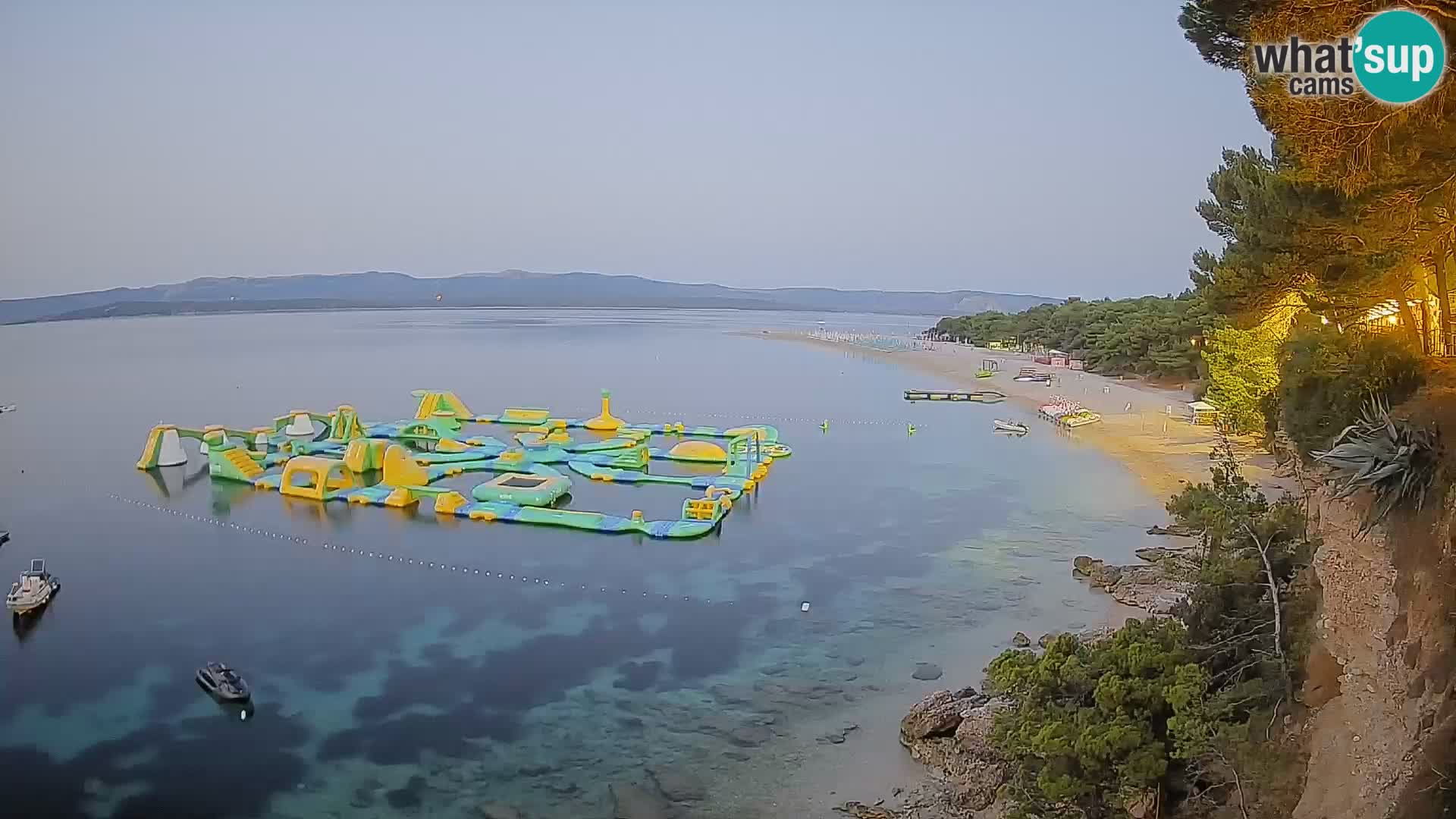 Webcam Zlatni Rat Bol – Liveblick vom berühmten Strand auf Brač
