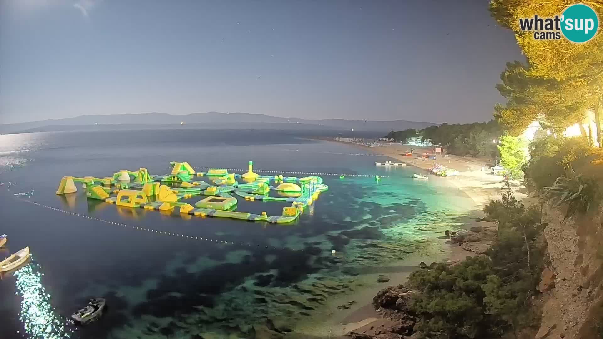 Webcam Zlatni Rat Bol – Liveblick vom berühmten Strand auf Brač
