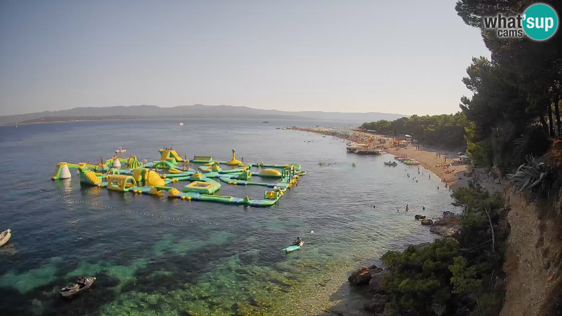 Web kamera Bol Zlatni Rat – Pogled uživo s otoka Brača