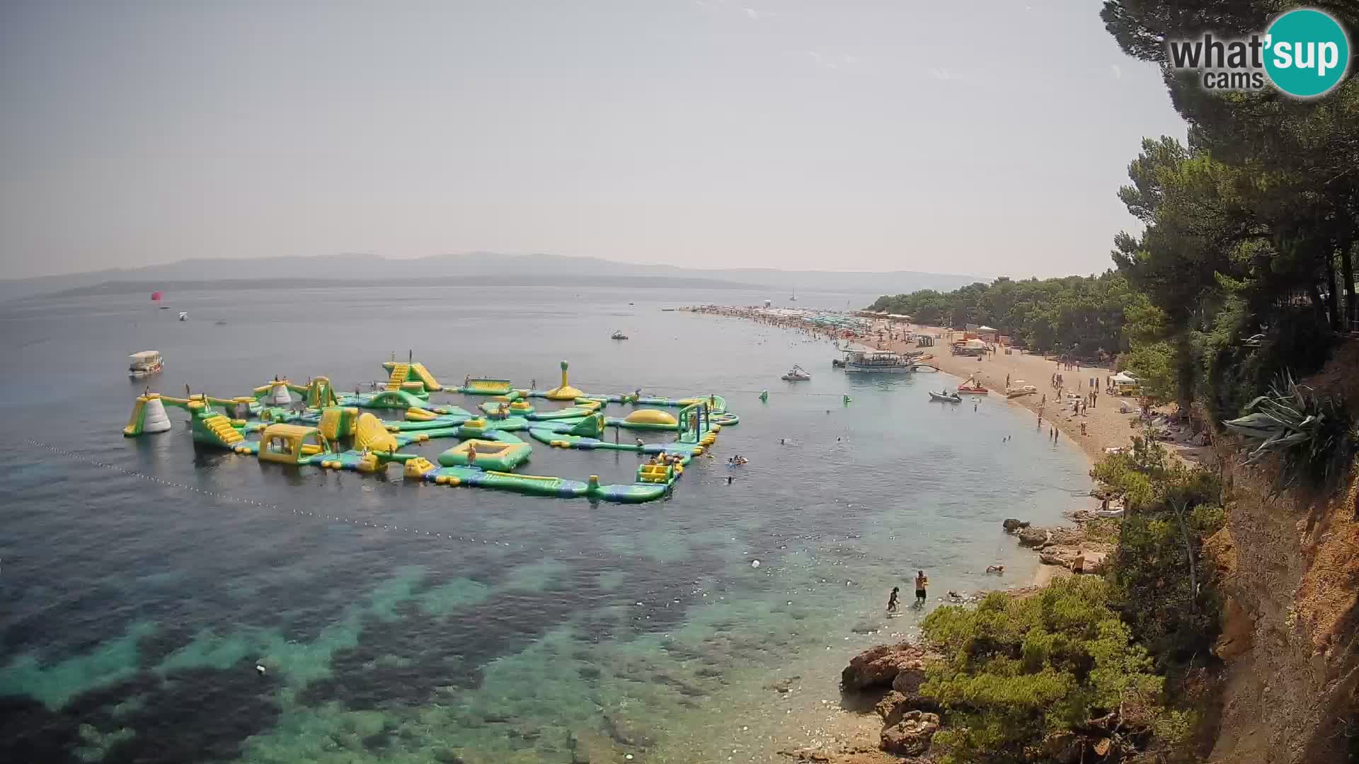 Webcam Bol Zlatni Rat – Vista en vivo desde la isla de Brač