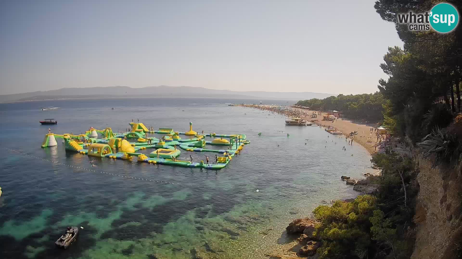 Webcam Bol Zlatni Rat – Vista en vivo desde la isla de Brač