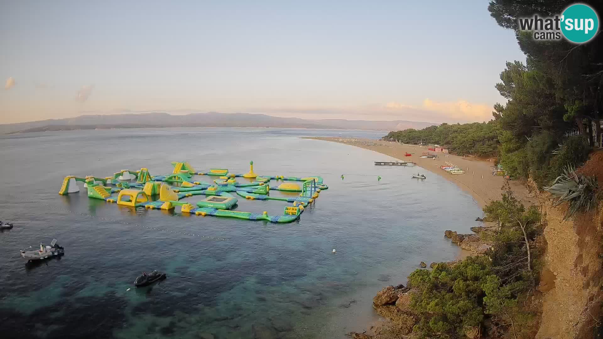 Webcam Zlatni Rat Bol – Liveblick vom berühmten Strand auf Brač