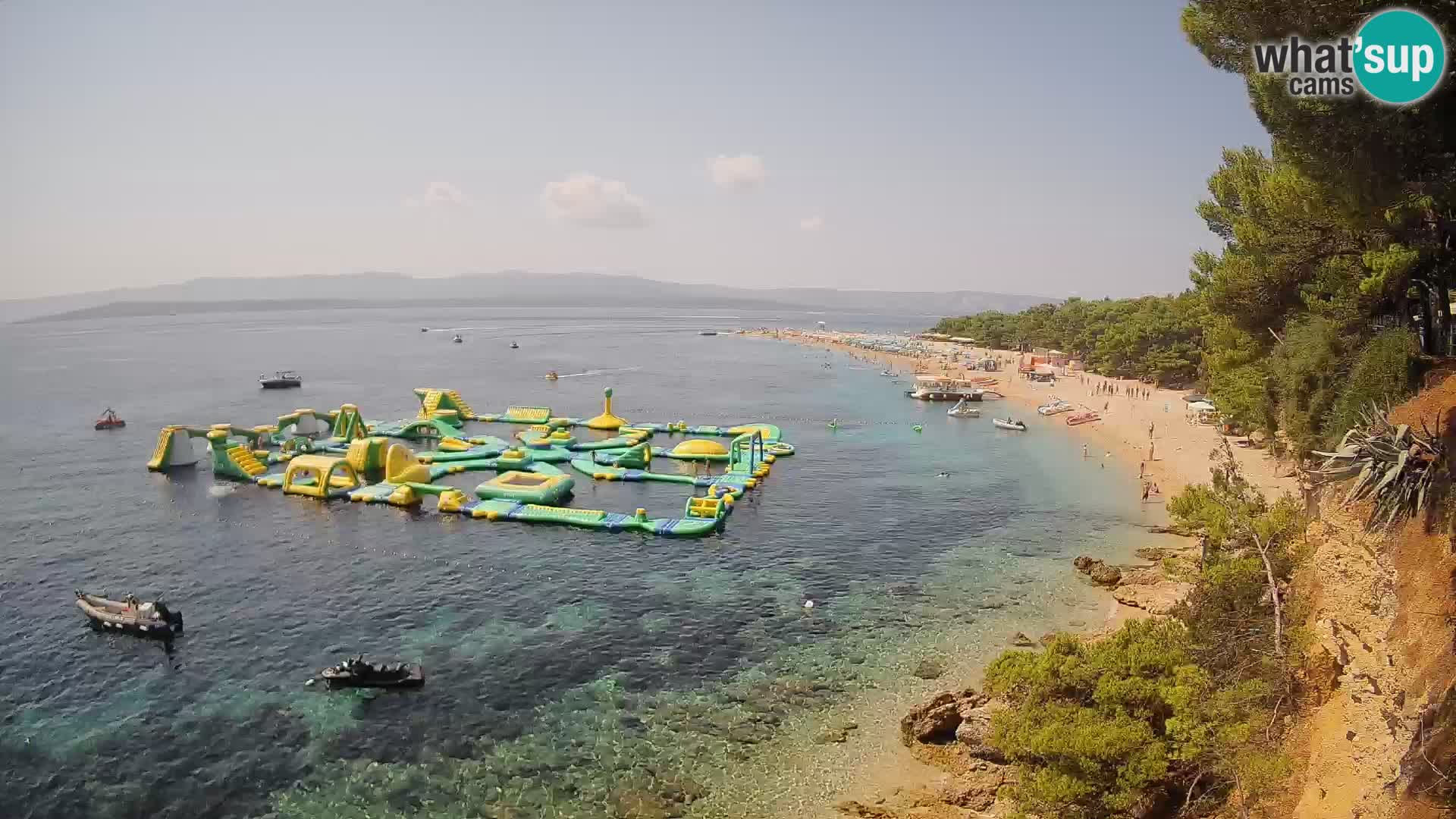 Spletna kamera Bol Zlatni Rat – Pogled v živo z otoka Brač
