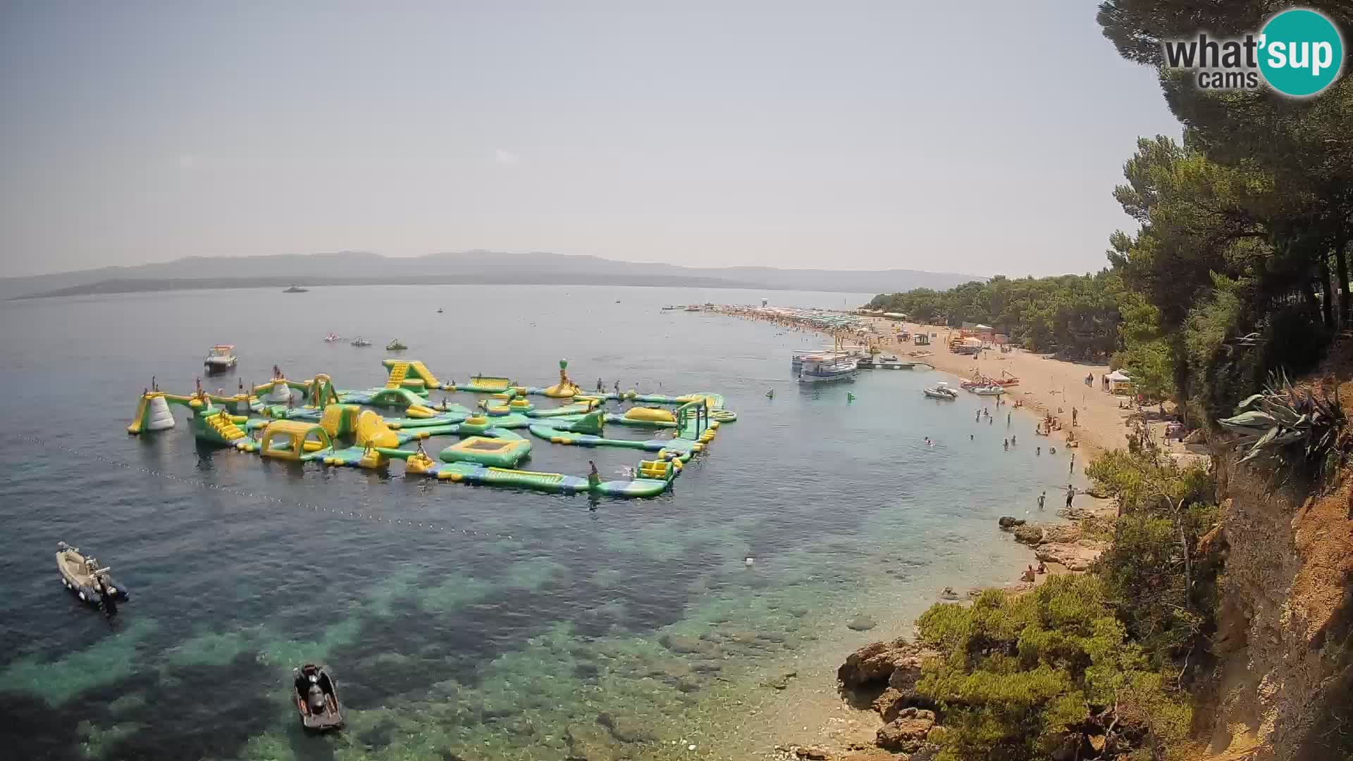 Webcam Bol Zlatni Rat – Vista en vivo desde la isla de Brač