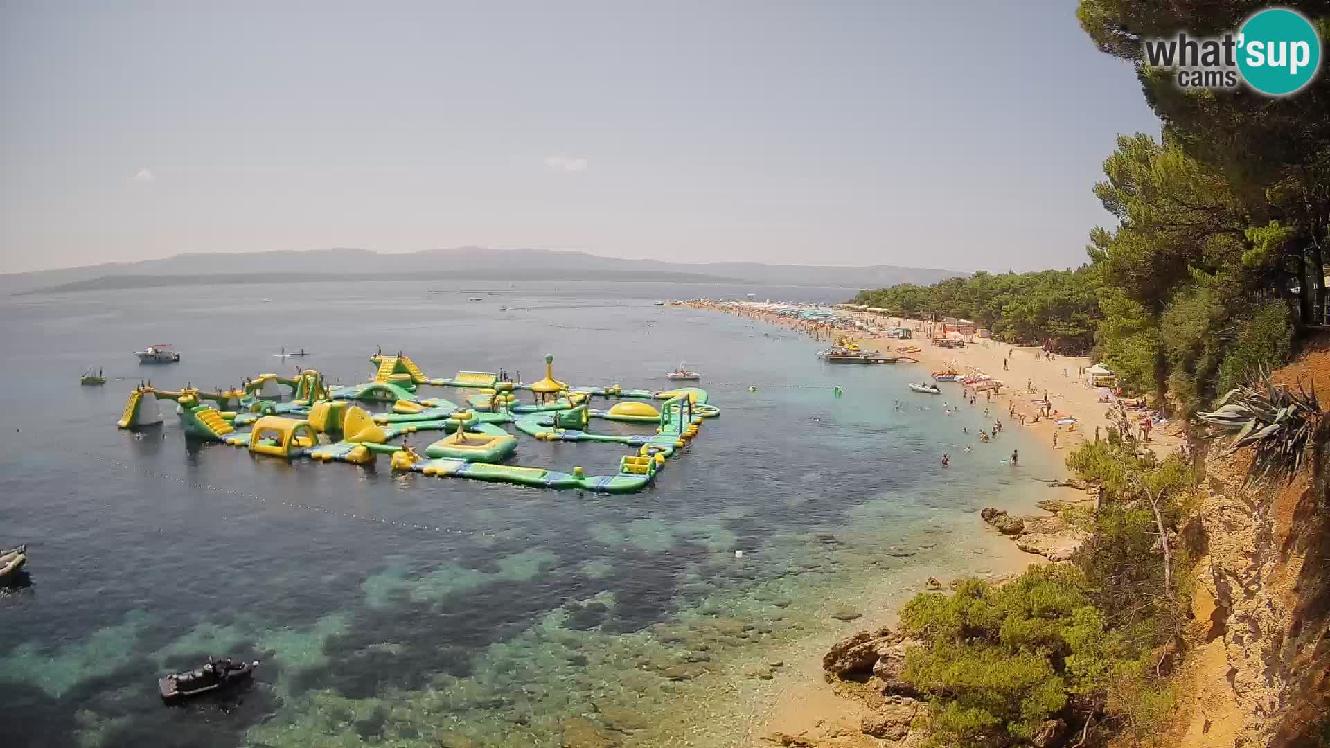 Spletna kamera Bol Zlatni Rat – Pogled v živo z otoka Brač