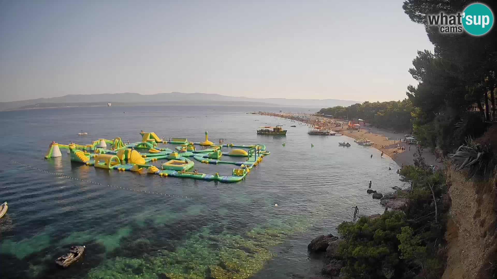 Webcam Bol Zlatni Rat – Vista en vivo desde la isla de Brač