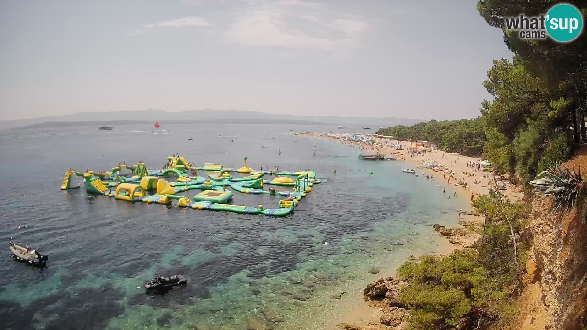 Webcam Bol Zlatni Rat – Vista en vivo desde la isla de Brač