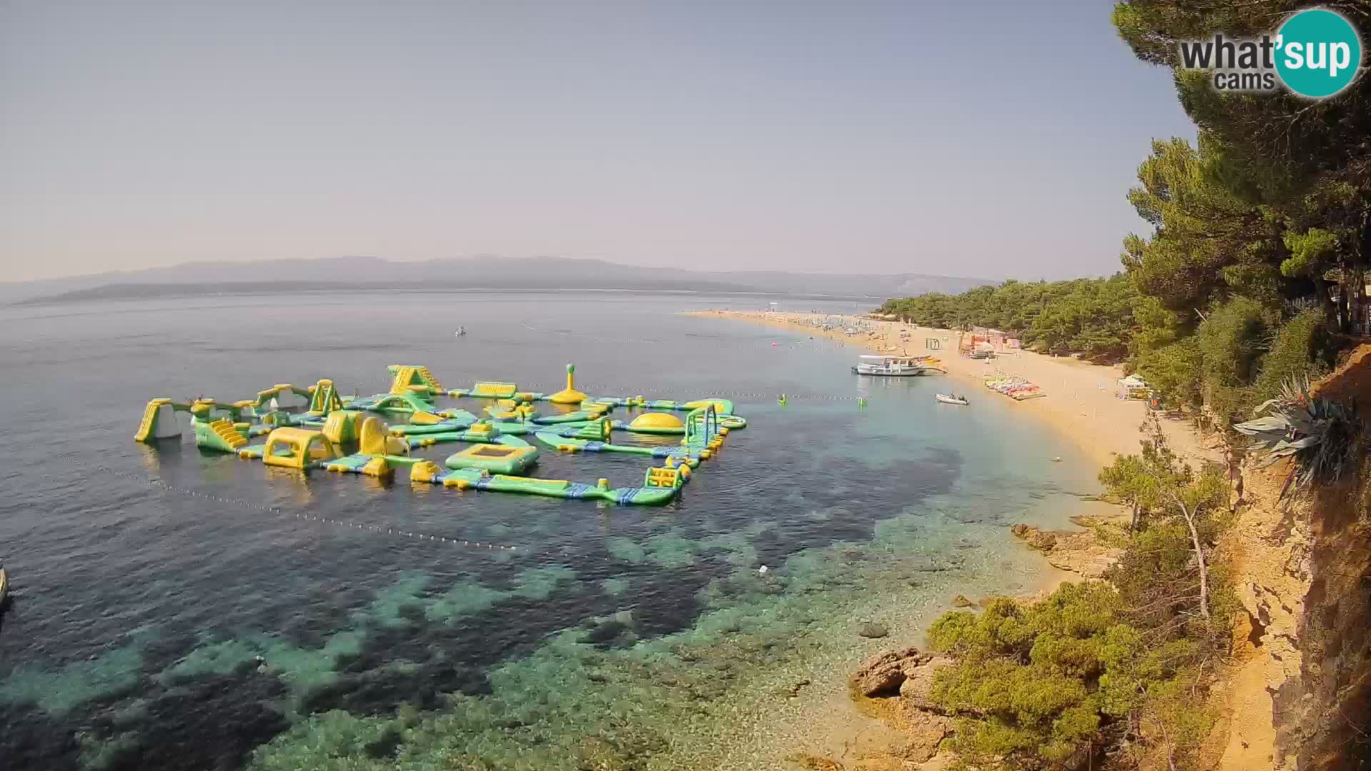 Webcam Zlatni Rat Bol – Liveblick vom berühmten Strand auf Brač