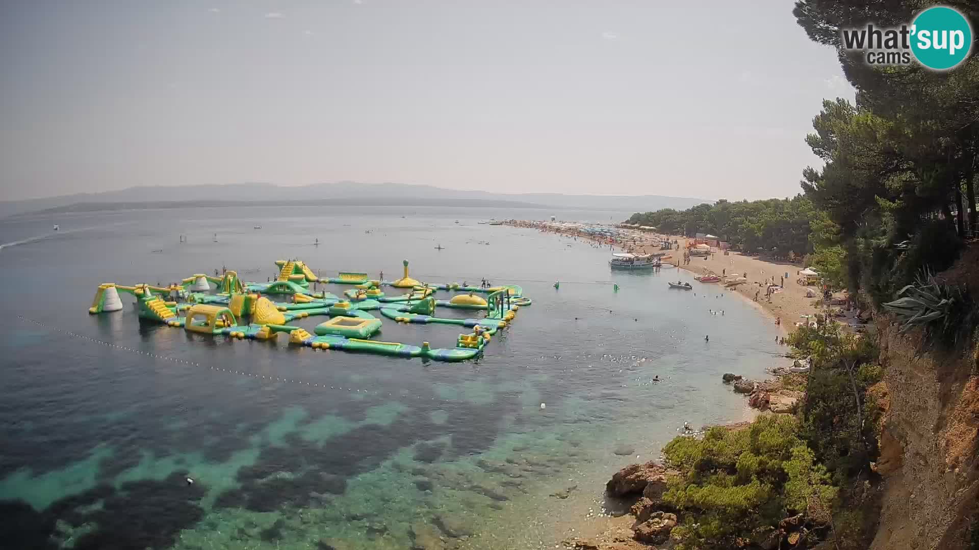 Webcam Zlatni Rat Bol – Liveblick vom berühmten Strand auf Brač