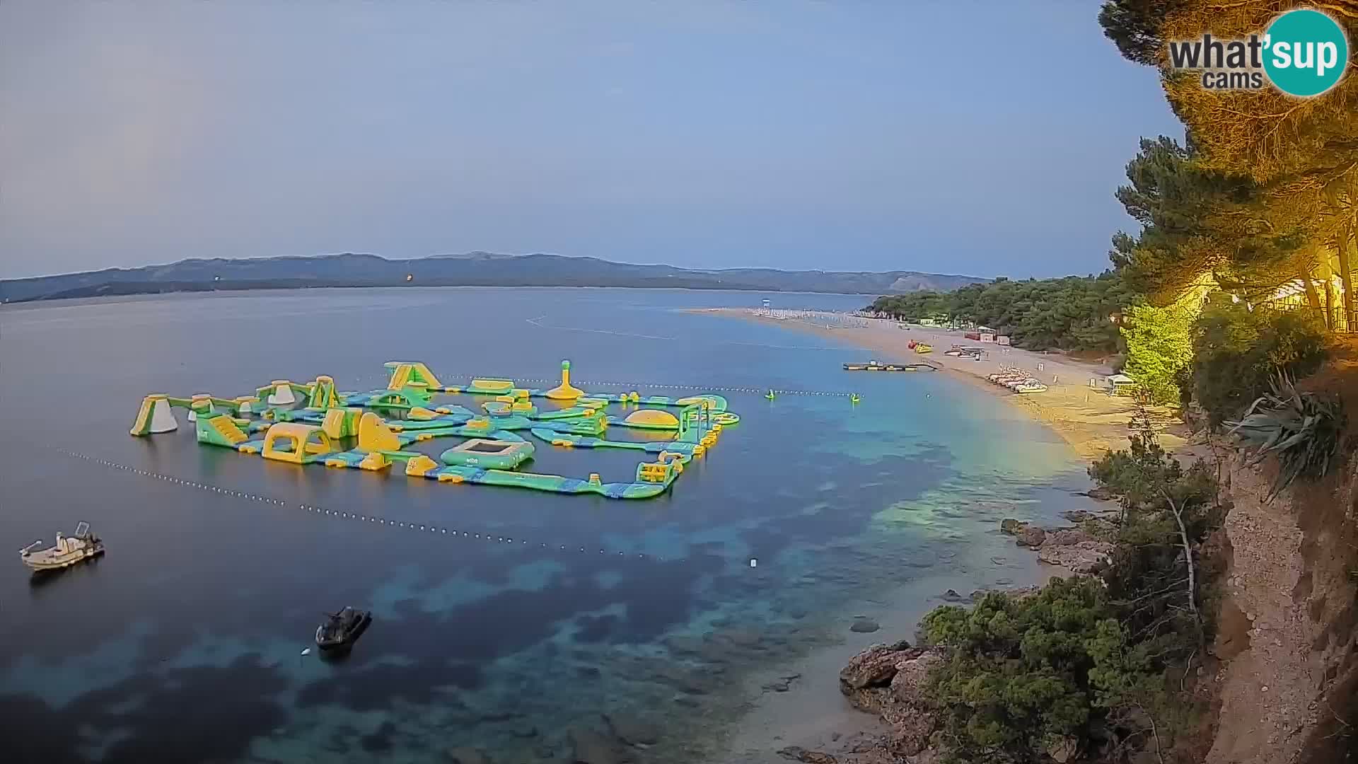 Webcam Bol Zlatni Rat – Vista en vivo desde la isla de Brač