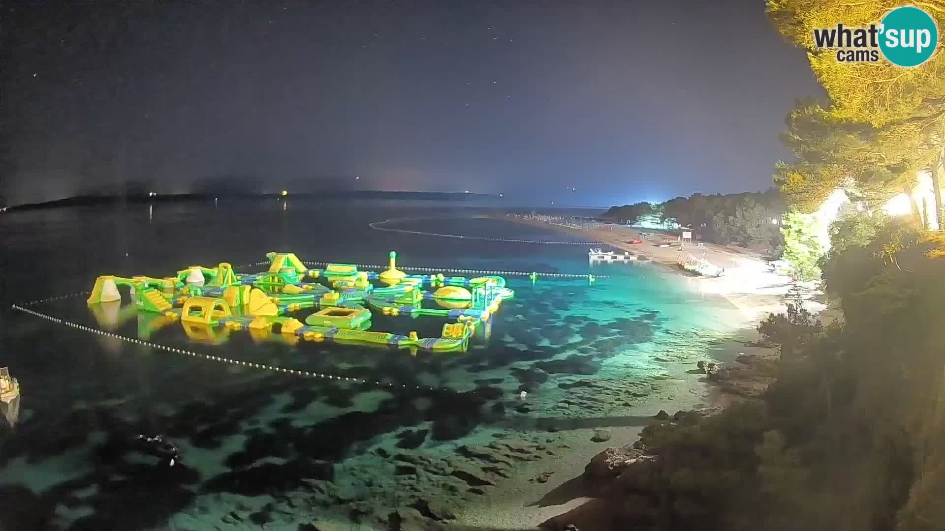 Webcam Zlatni Rat Bol – Liveblick vom berühmten Strand auf Brač