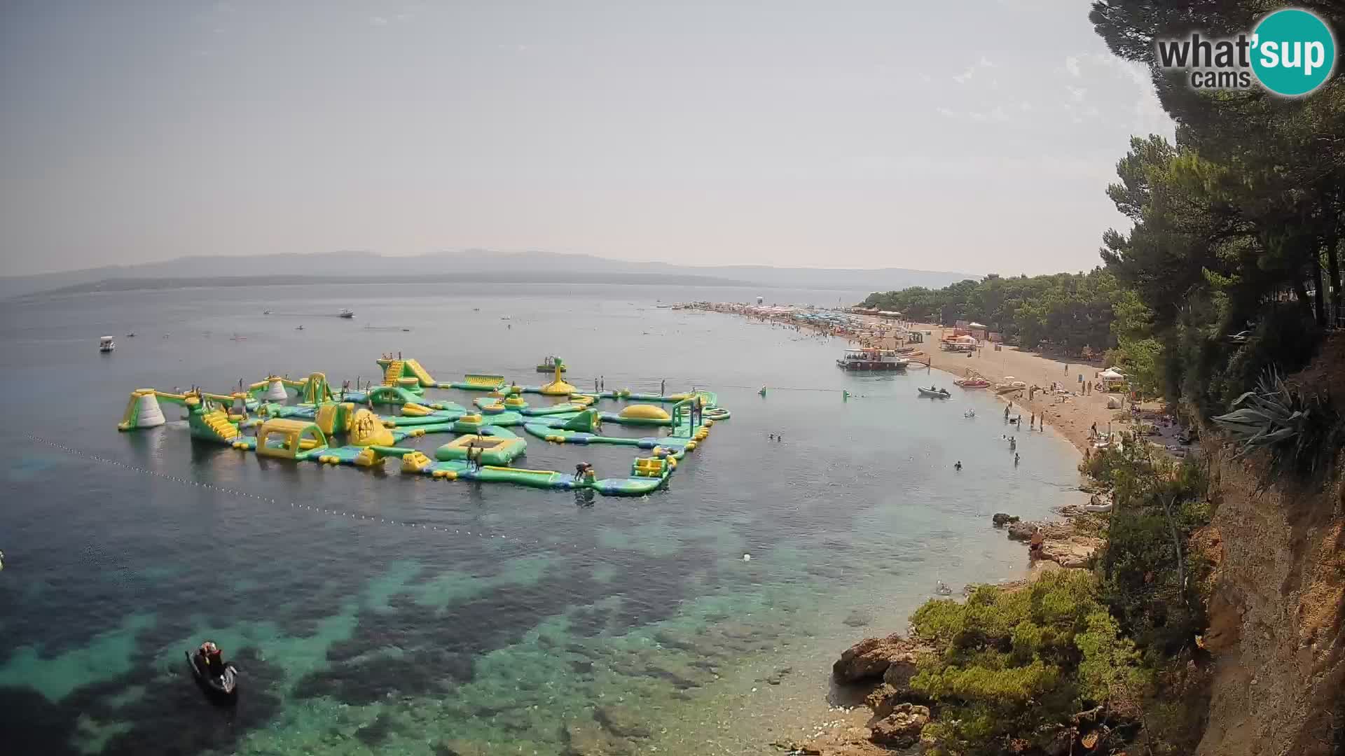 Webcam Bol Zlatni Rat – Vista en vivo desde la isla de Brač