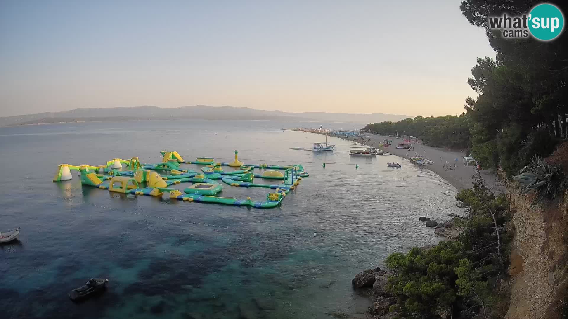 Webcam Zlatni Rat Bol – Liveblick vom berühmten Strand auf Brač