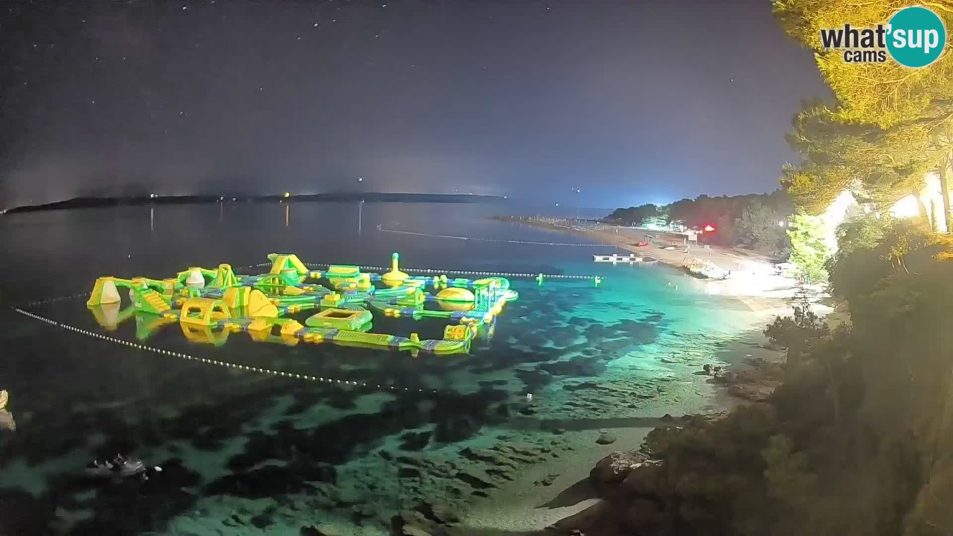 Webcam Bol Zlatni Rat – Vista en vivo desde la isla de Brač