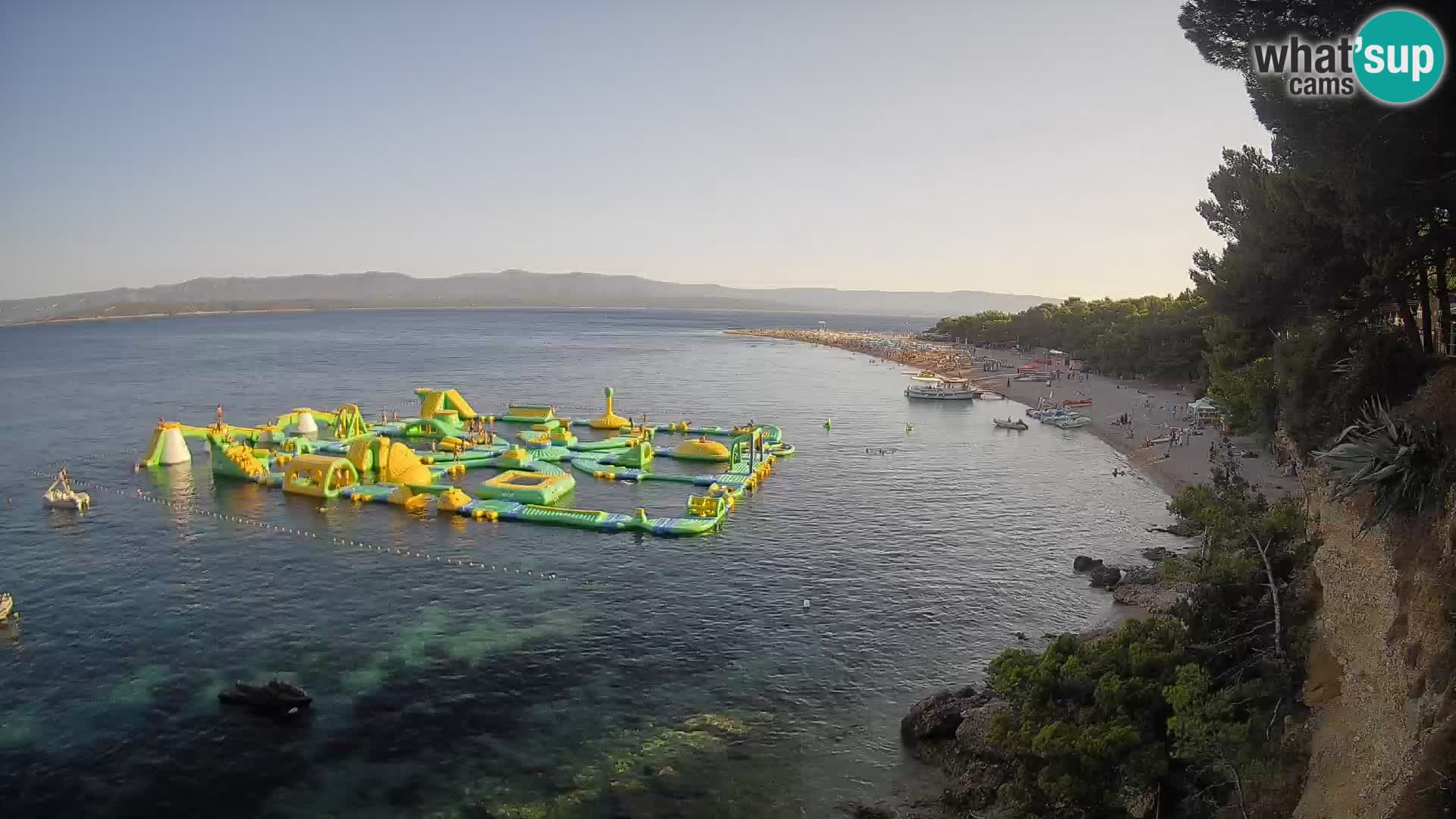 Webcam Zlatni Rat Bol – Liveblick vom berühmten Strand auf Brač