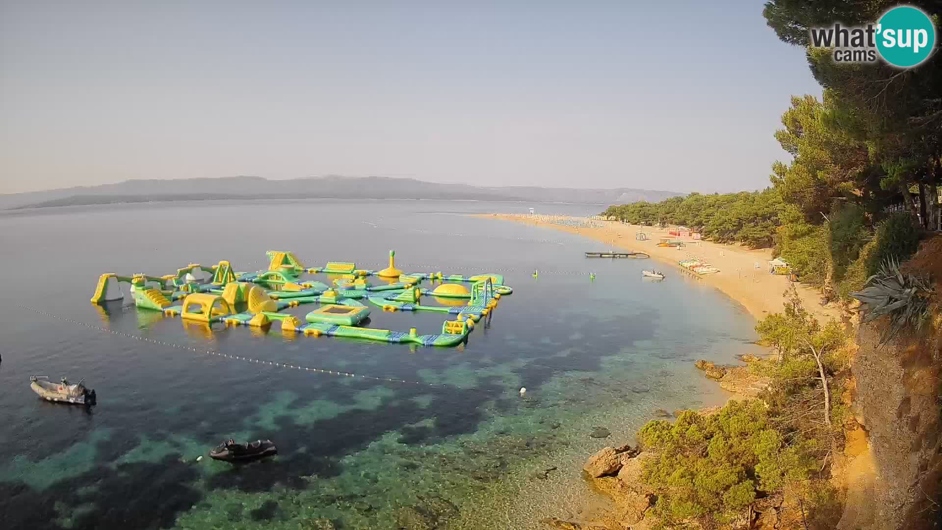 Webcam Zlatni Rat Bol – Liveblick vom berühmten Strand auf Brač