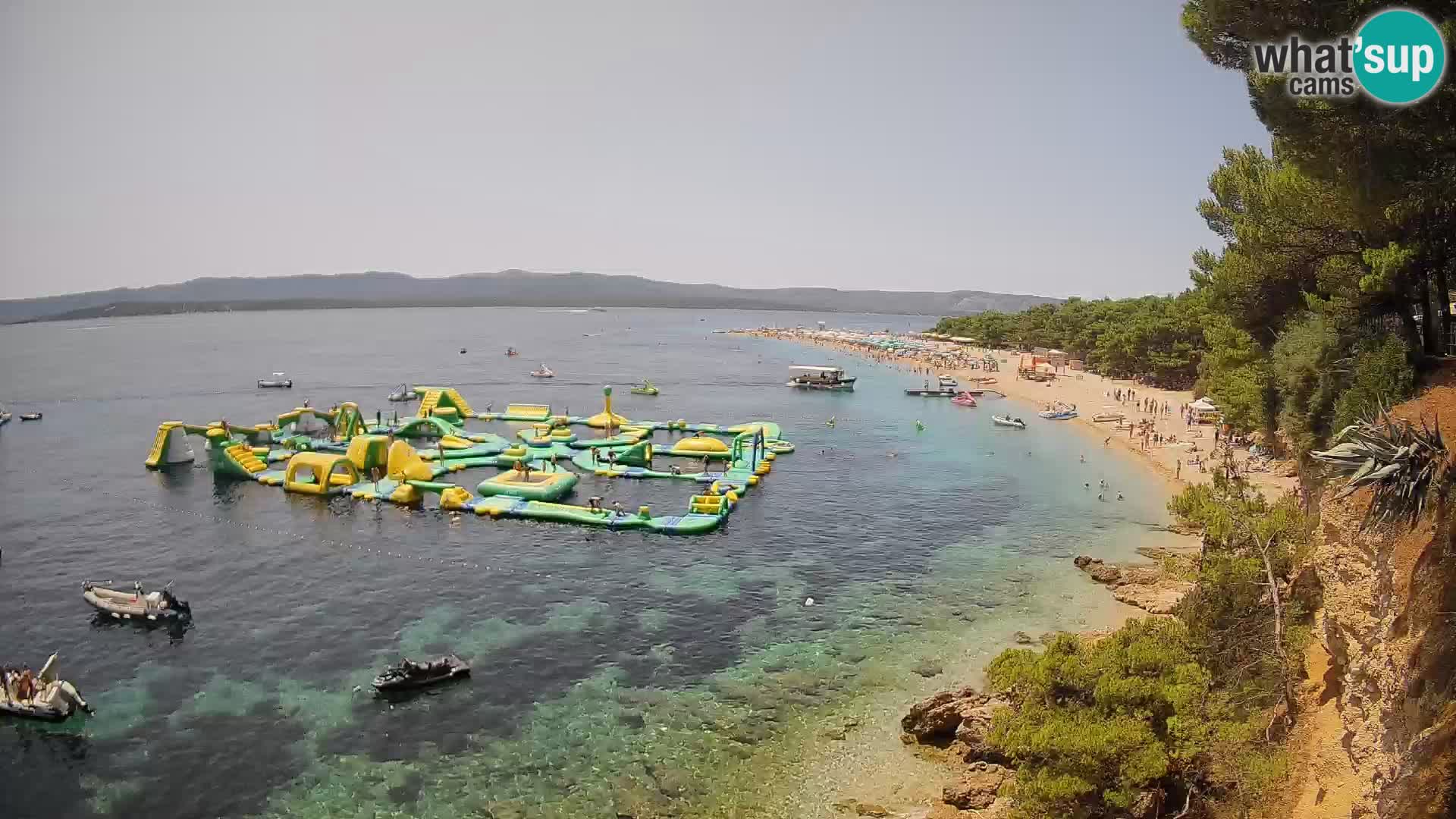 Webcam Bol Zlatni Rat – Vista en vivo desde la isla de Brač