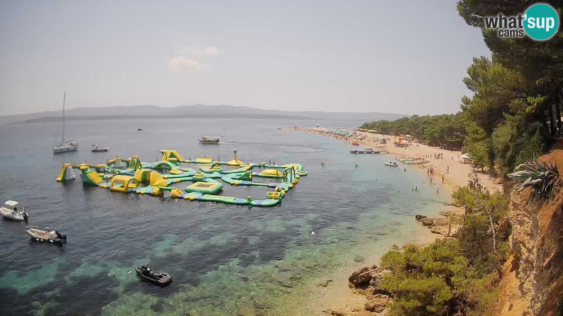 Webcam Bol Zlatni Rat – Vista en vivo desde la isla de Brač