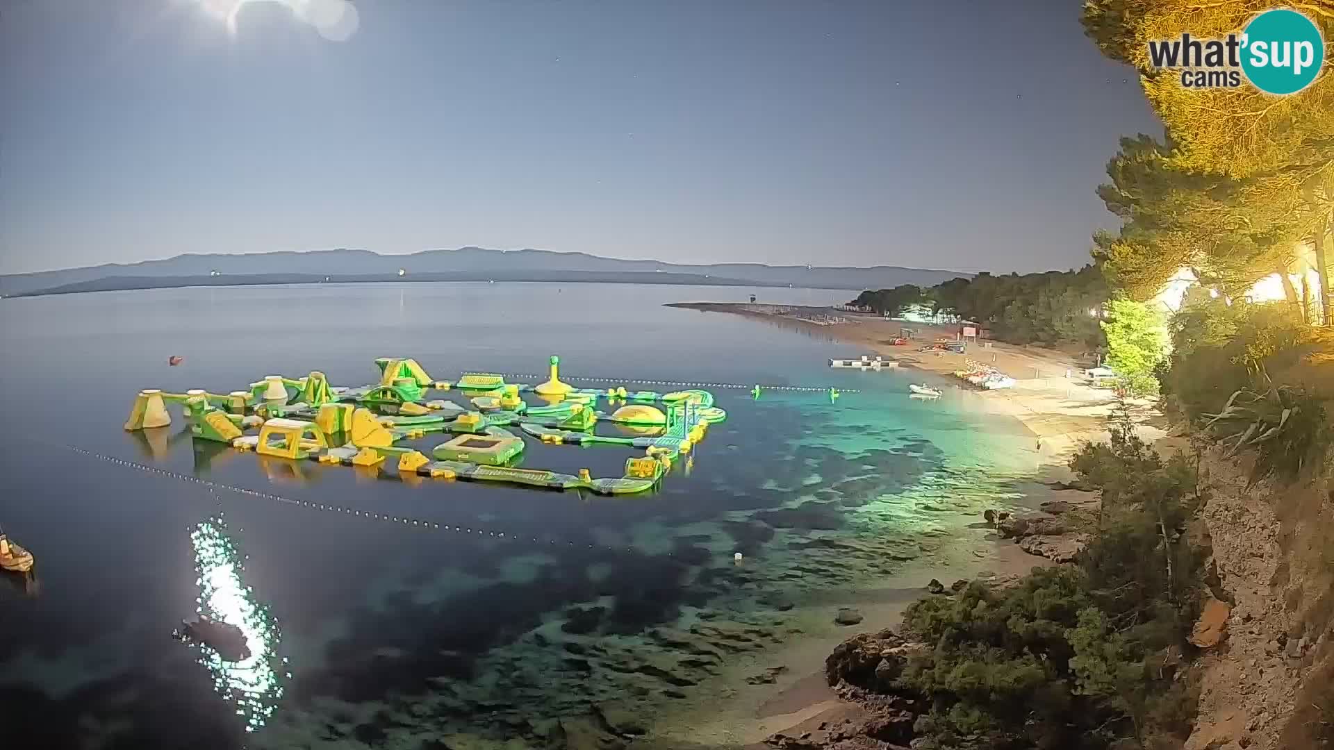 Webcam Bol Zlatni Rat – Vista en vivo desde la isla de Brač