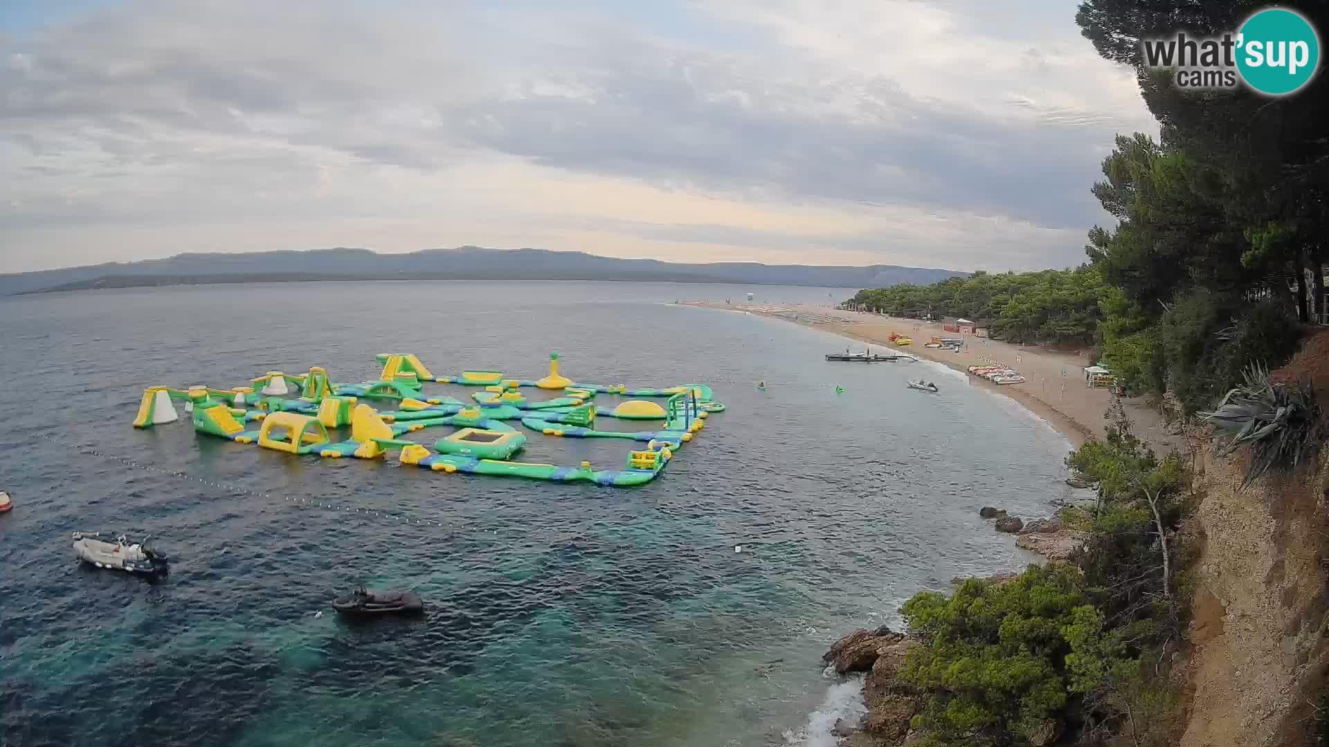Webcam Zlatni Rat Bol – Liveblick vom berühmten Strand auf Brač