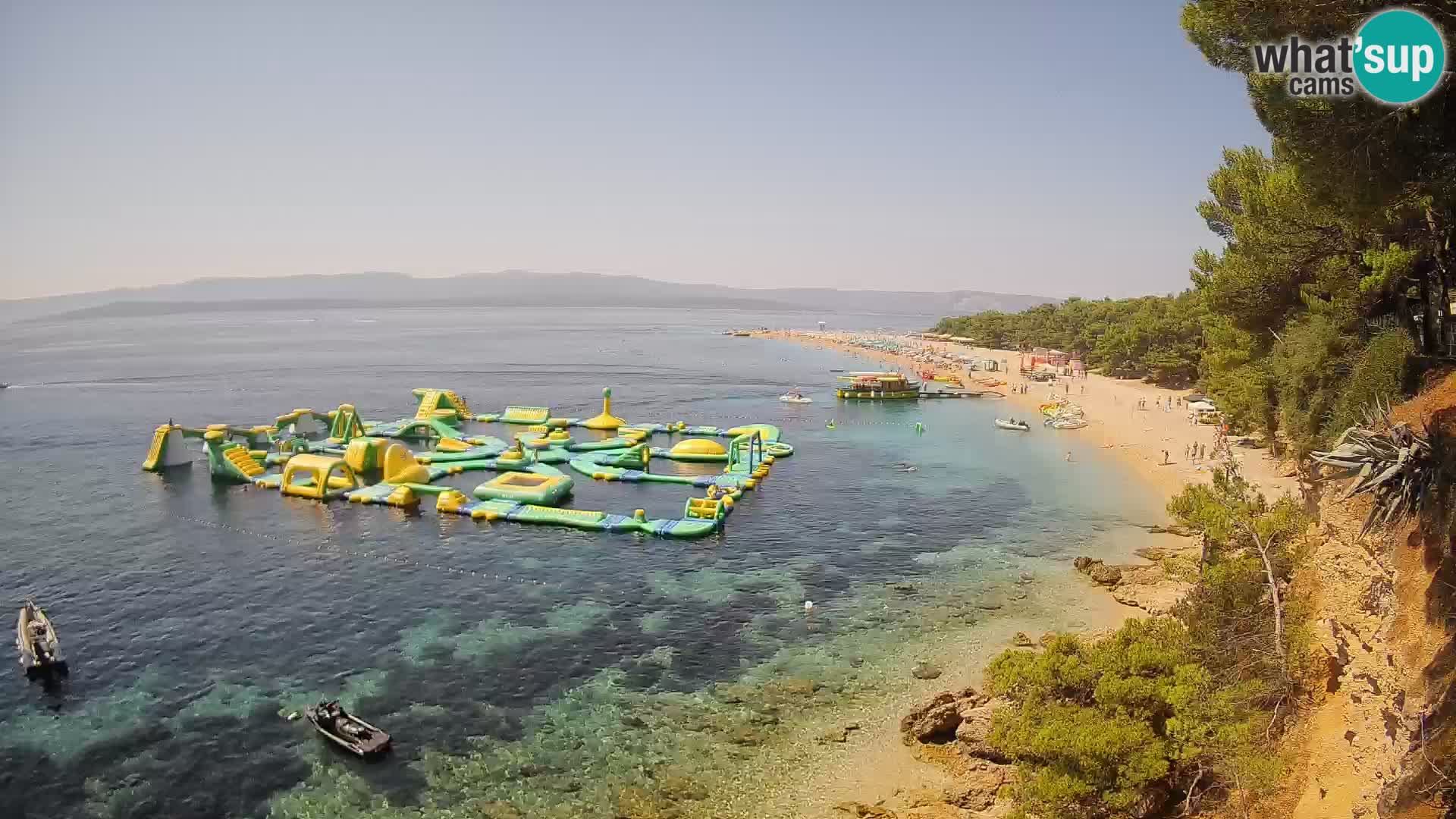 Webcam Bol Zlatni Rat – Vista en vivo desde la isla de Brač