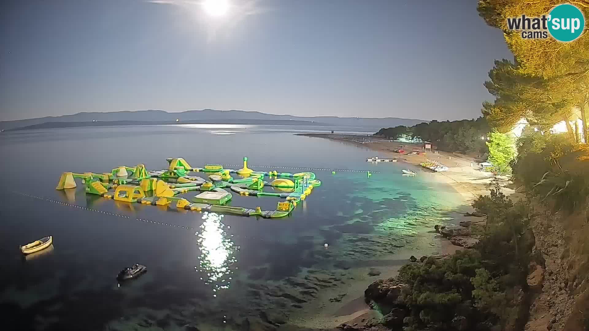 Webcam Bol Zlatni Rat – Vista en vivo desde la isla de Brač